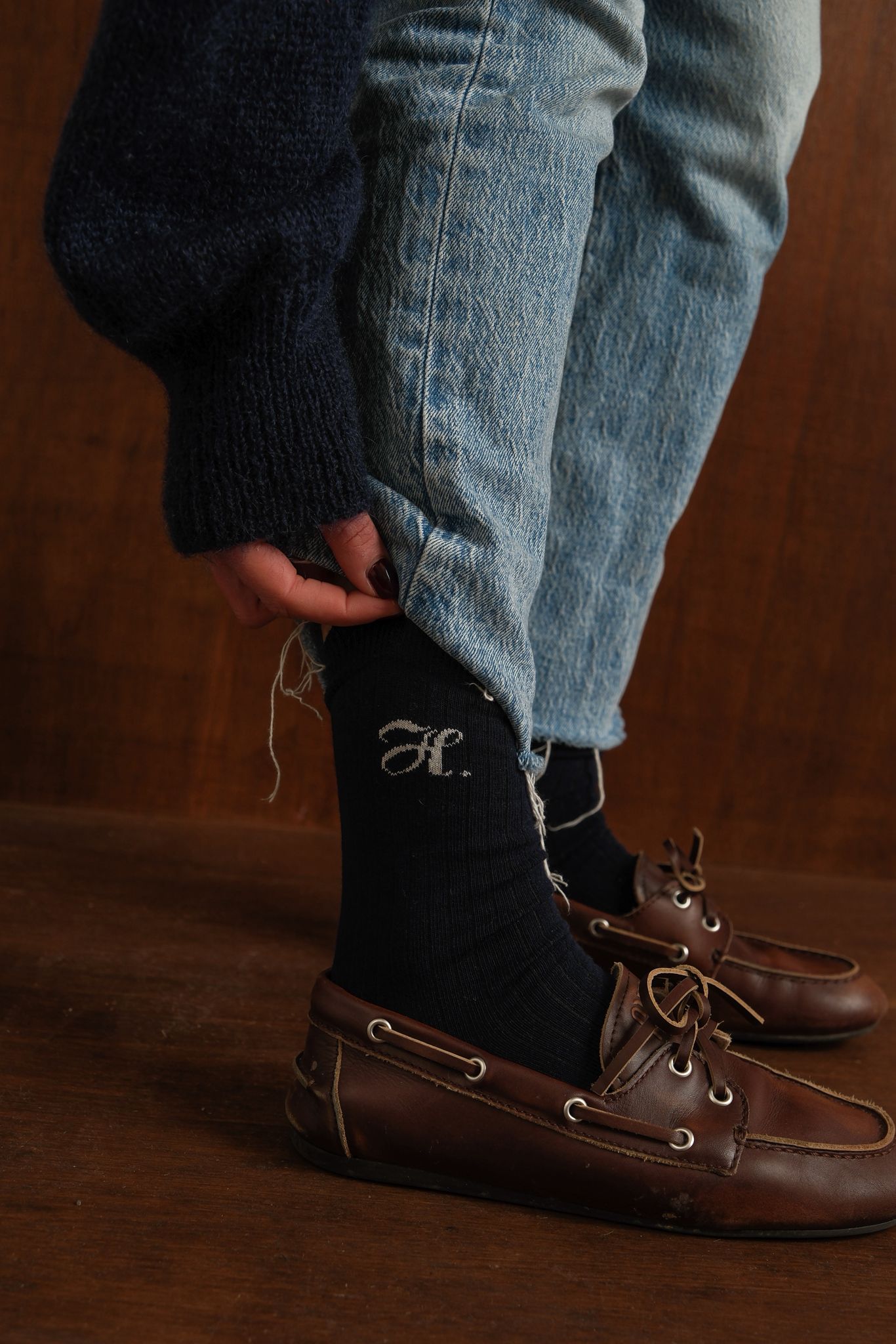 Chaussettes FILIPPA marine