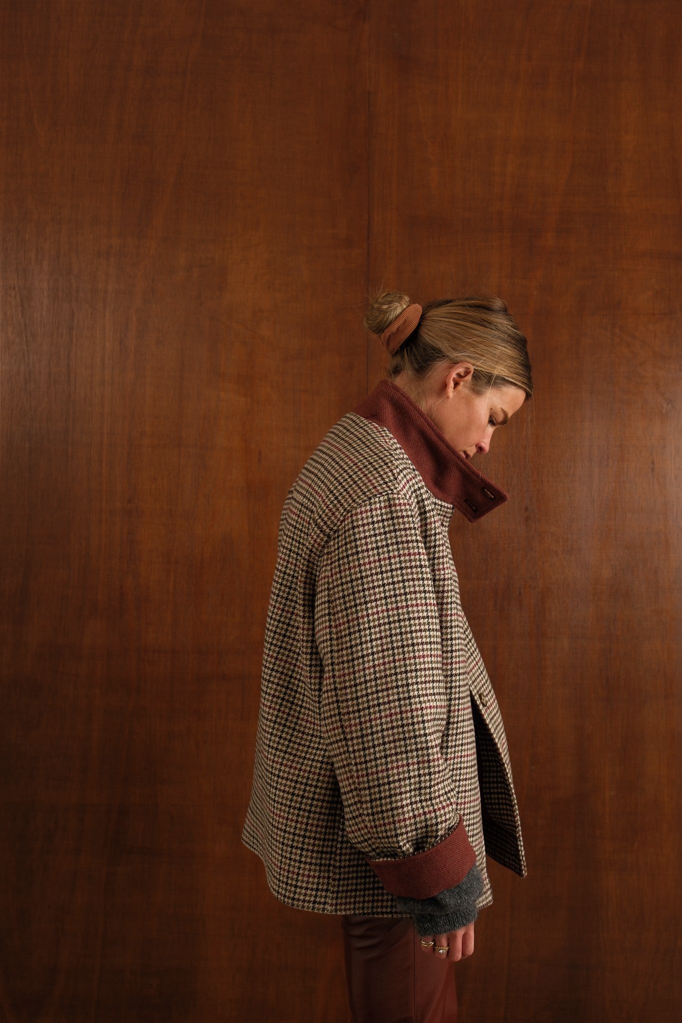 Veste Jeanne pied de poule