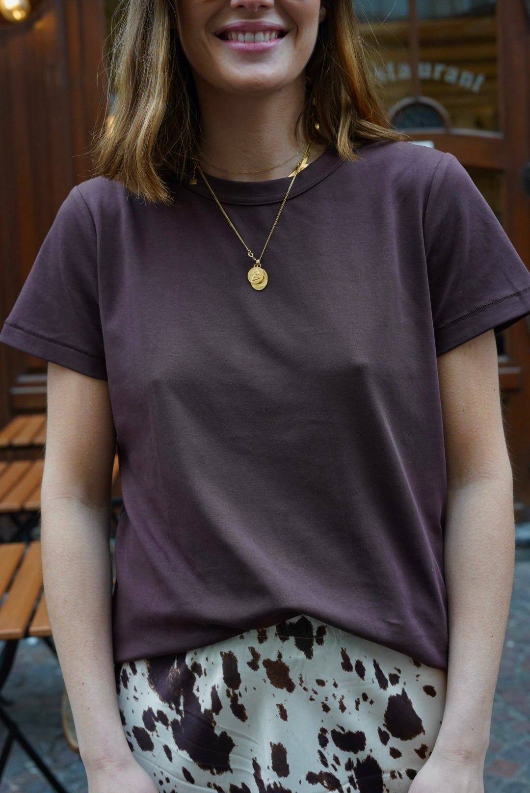 T-shirt Orso chocolat