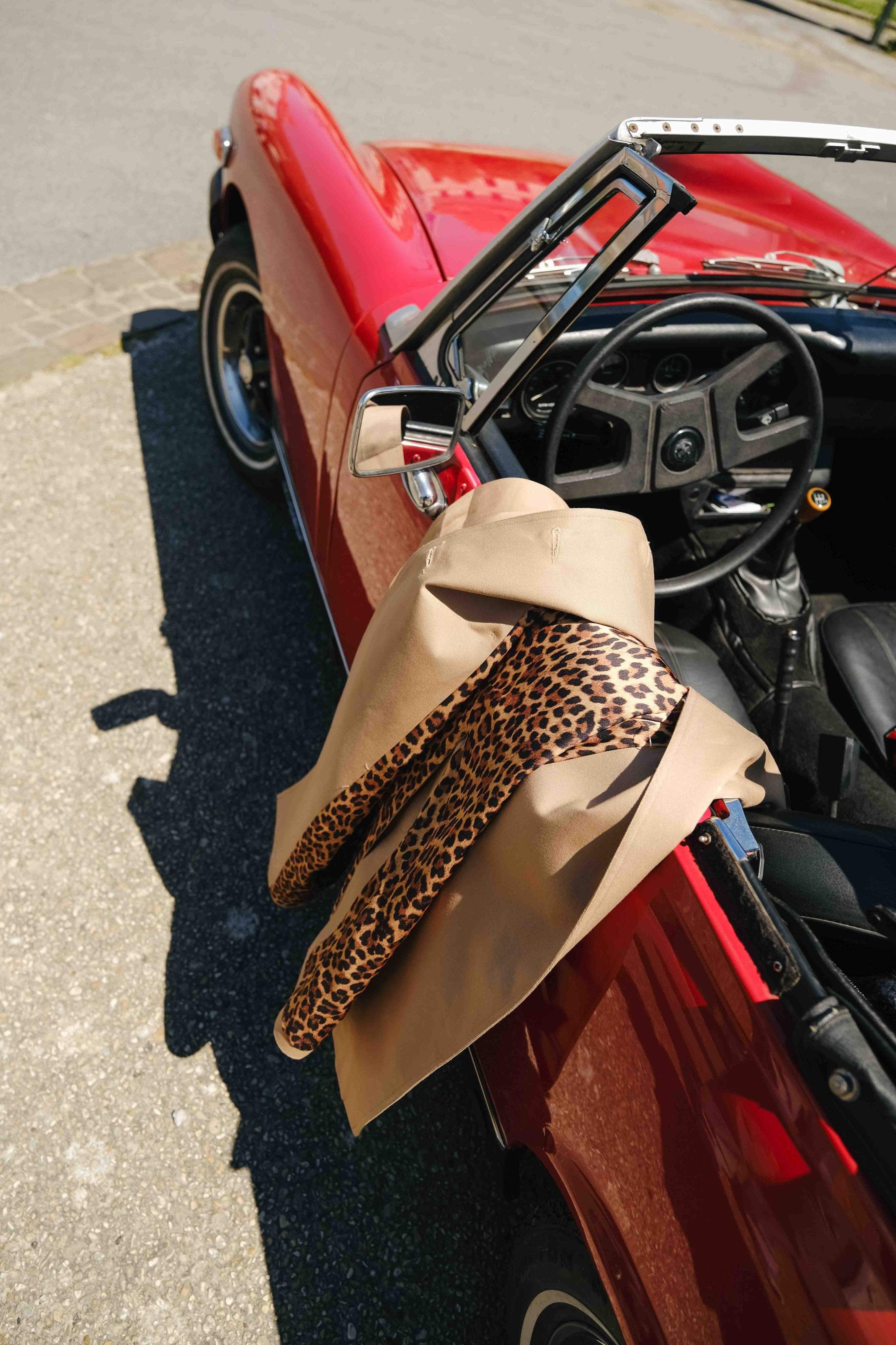 Trench PAUL beige/léopard