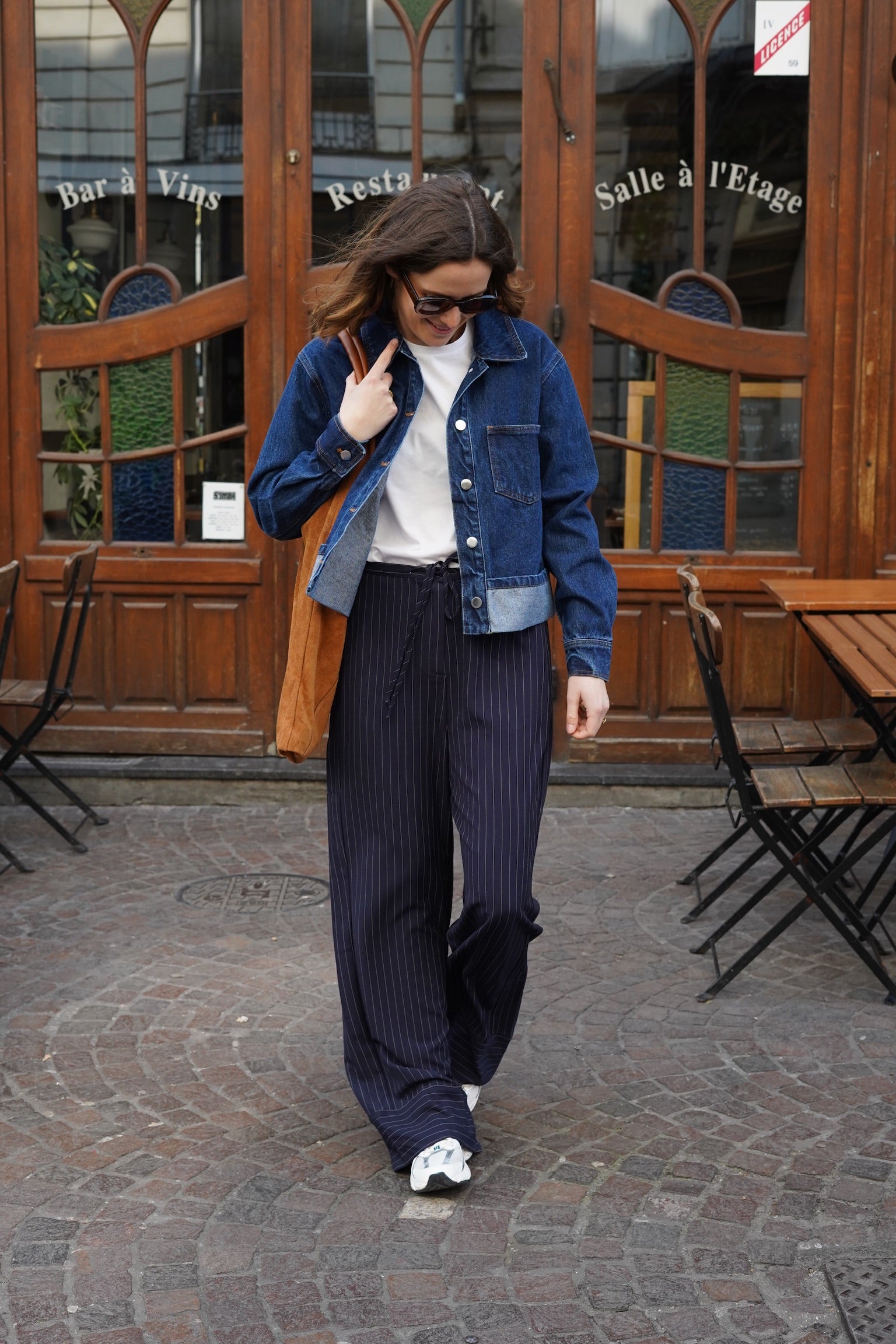 Veste revers Roxane denim