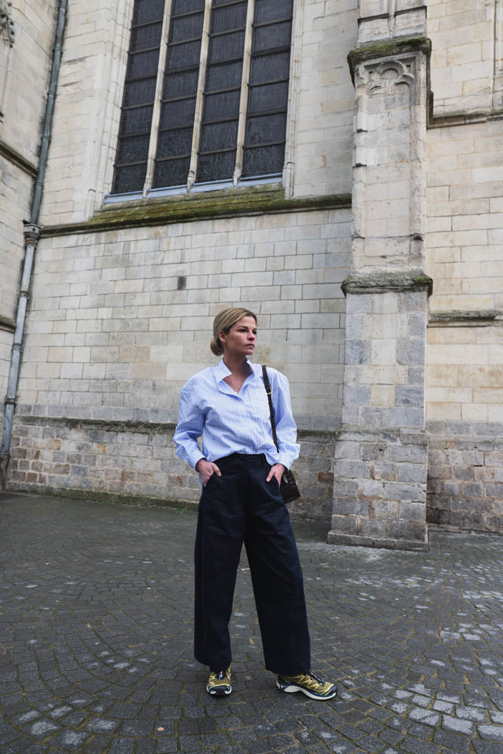 Pantalon Louis barrel marine