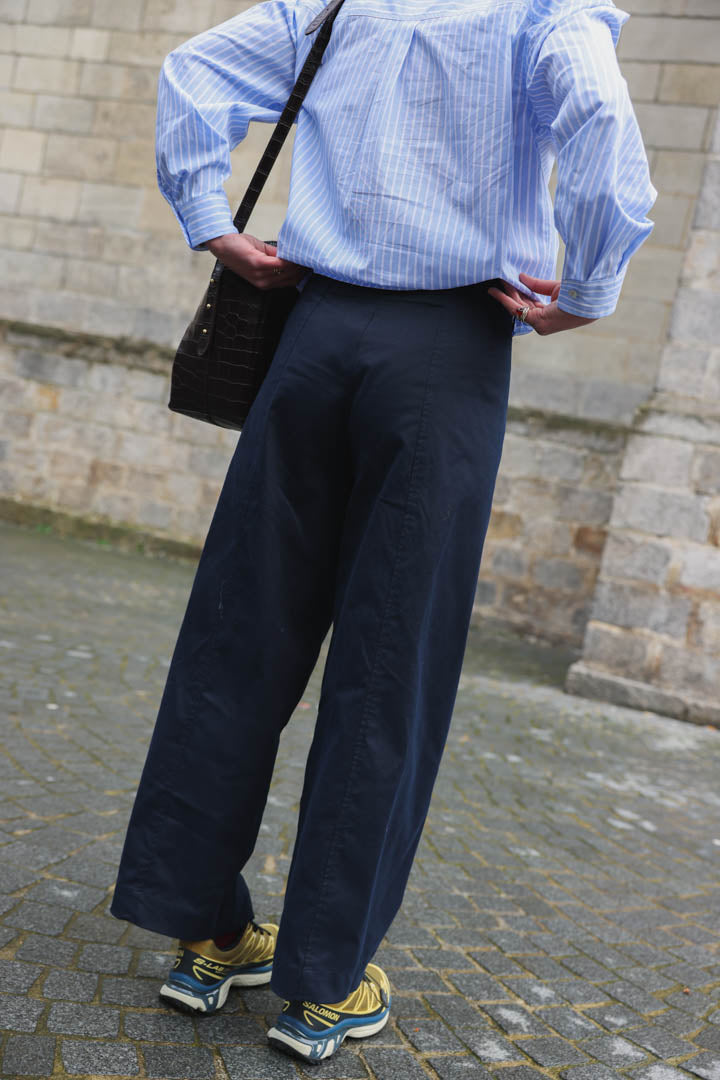 Pantalon Louis barrel marine