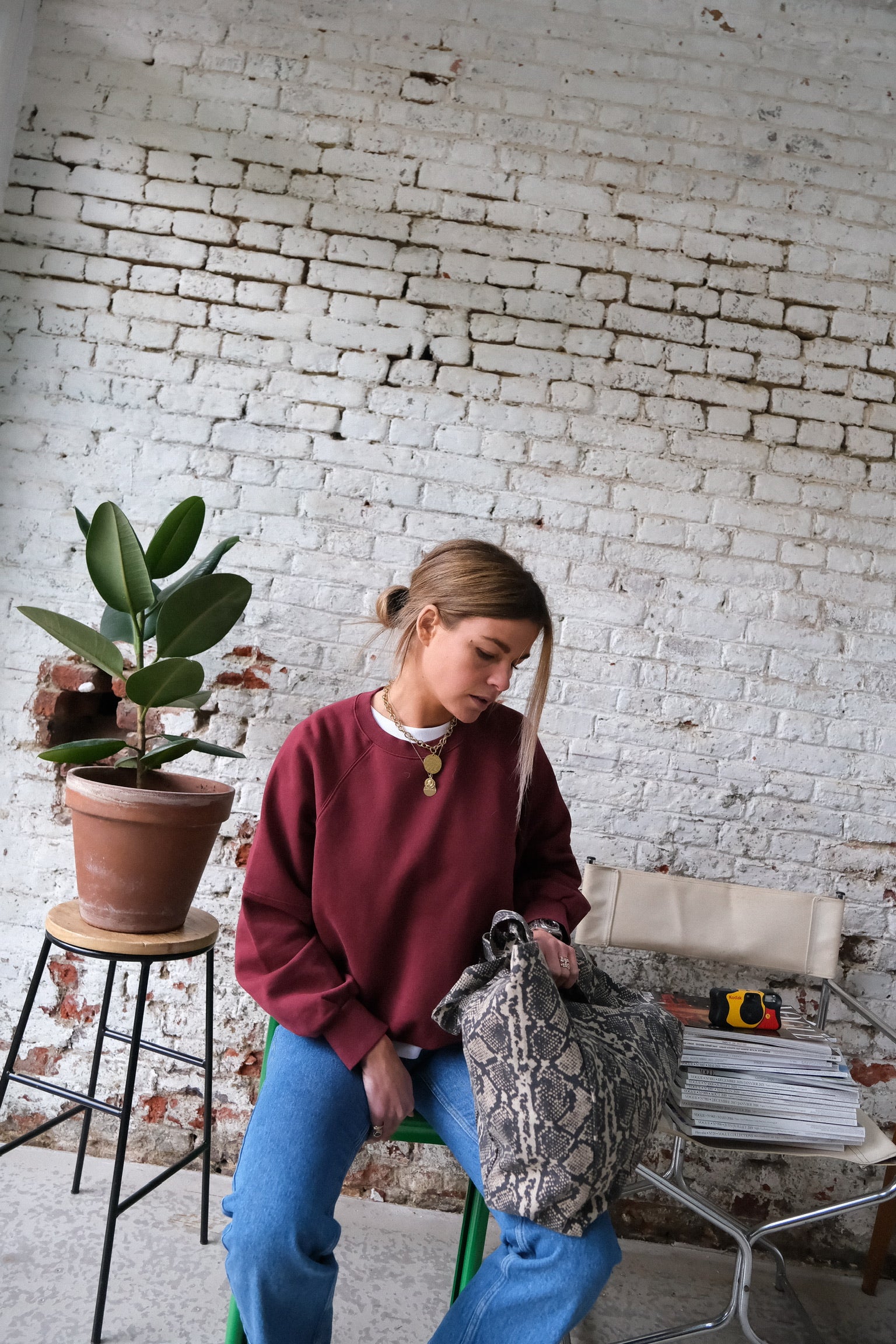 Cabas HORTENSE python