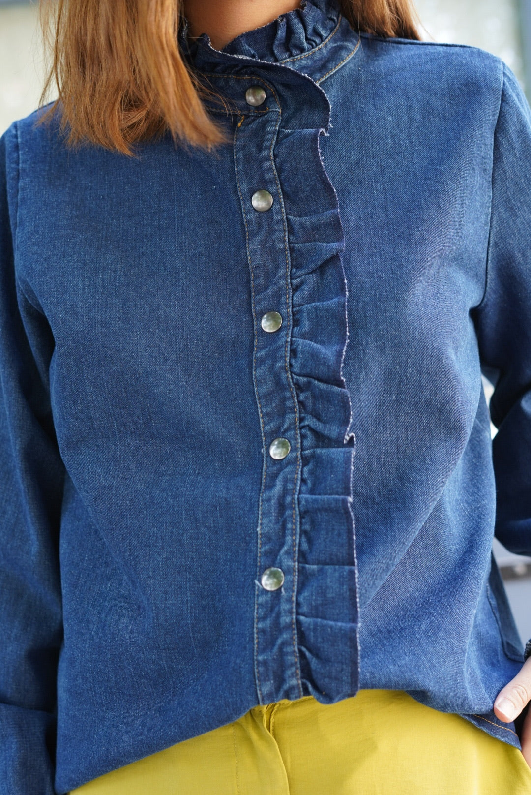 Chemise Elise denim foncé