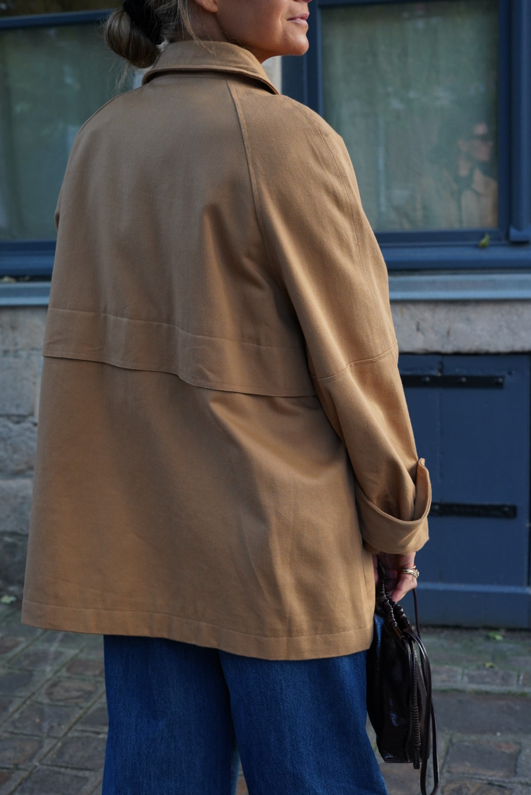 Veste Castille mi-longue camel