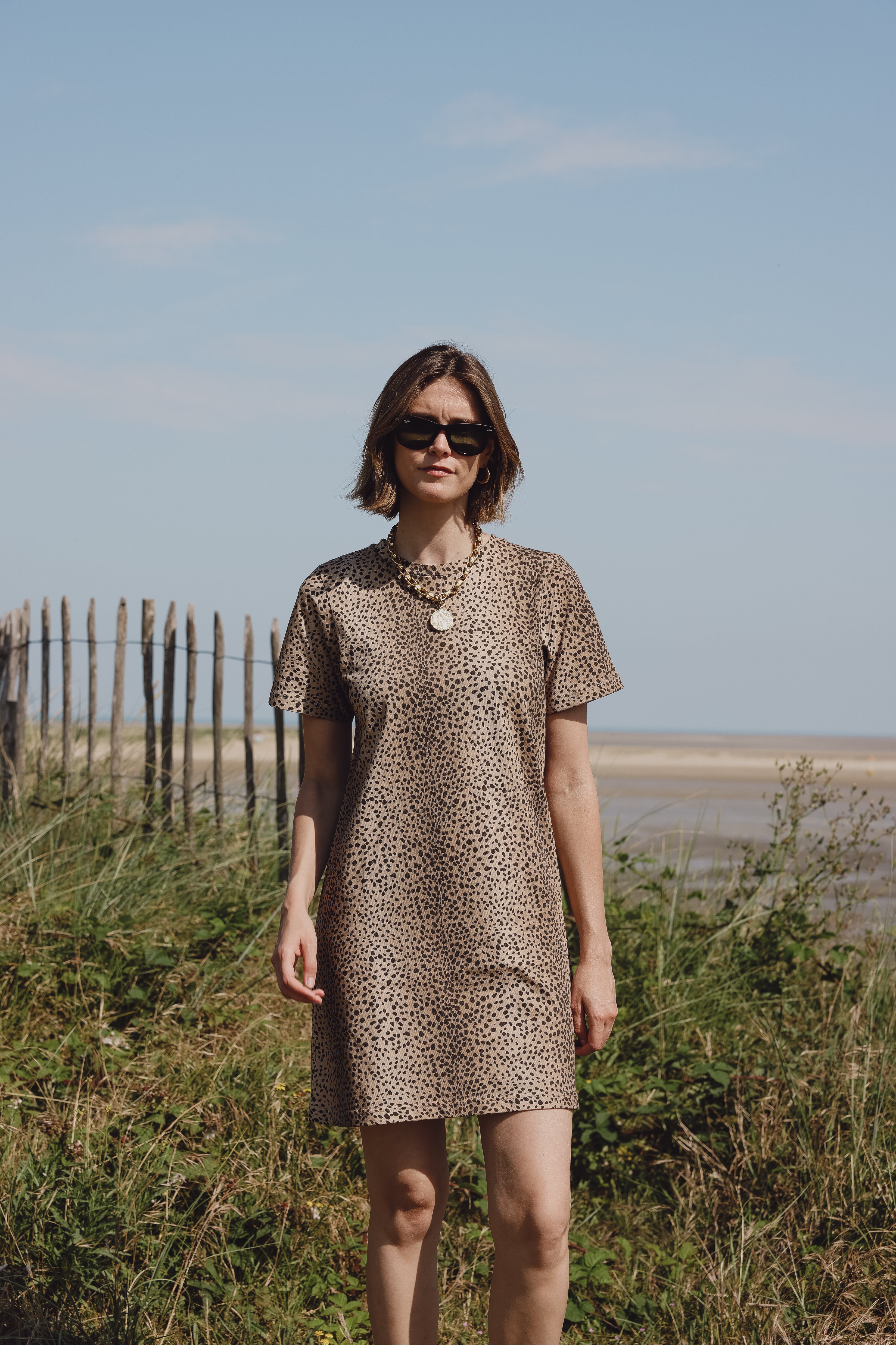 CAMILLE cheetah dress