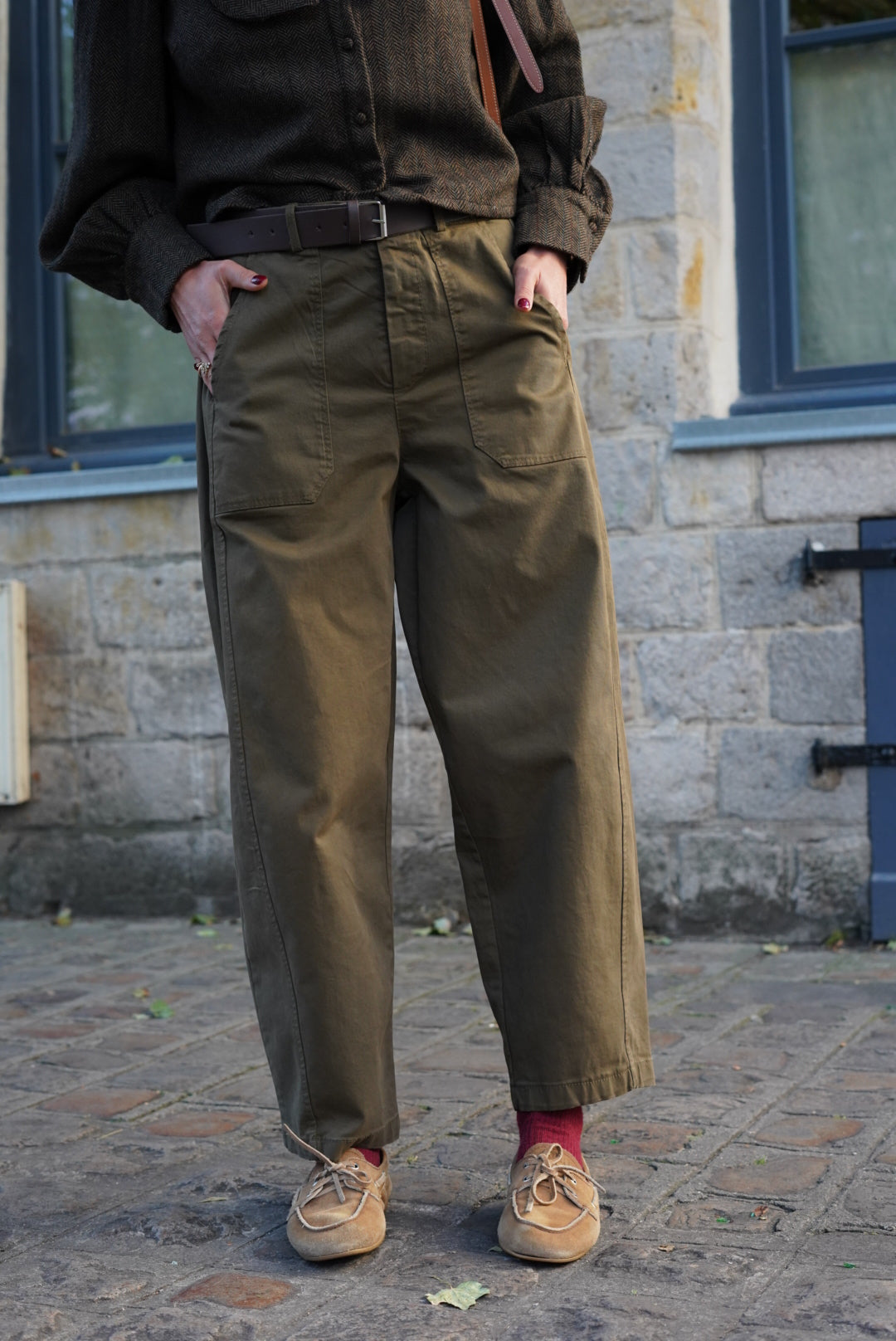 Pantalon ballon Jacob kaki