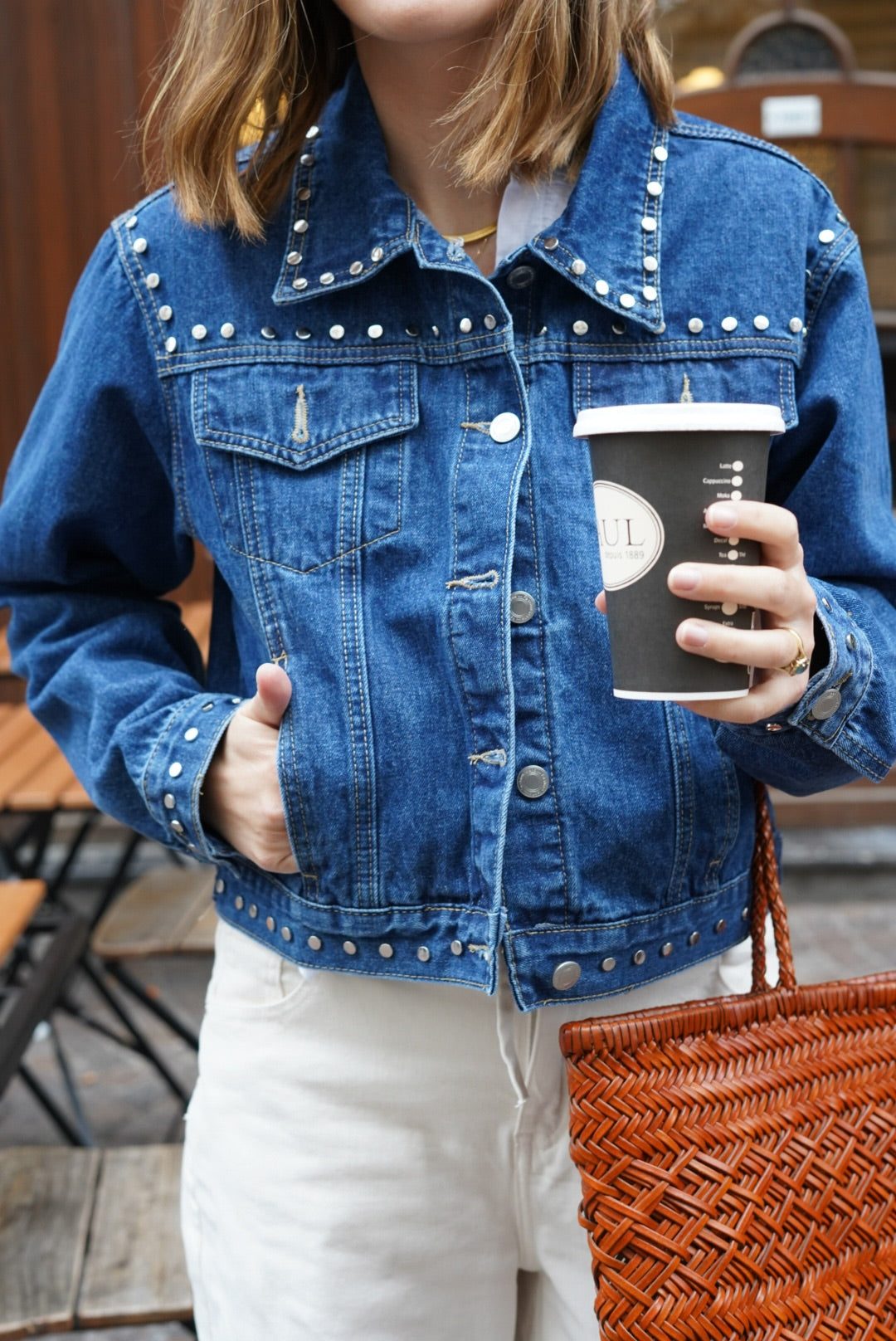 Veste Thelma denim bleu