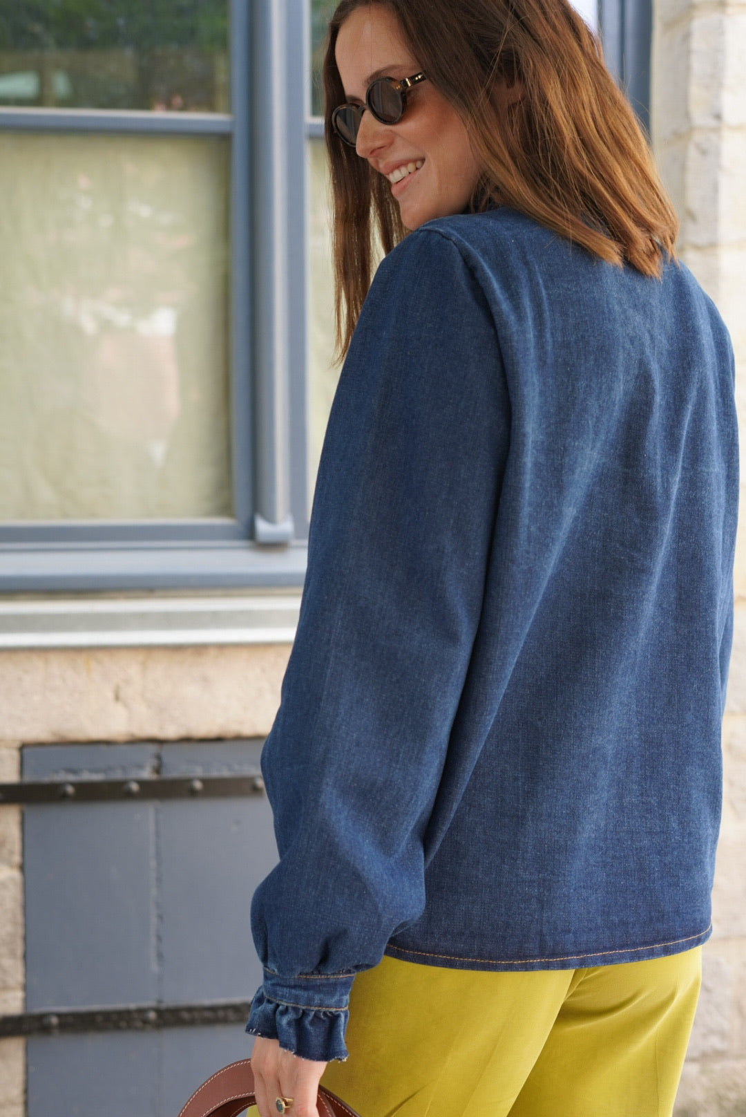 Chemise Elise denim foncé