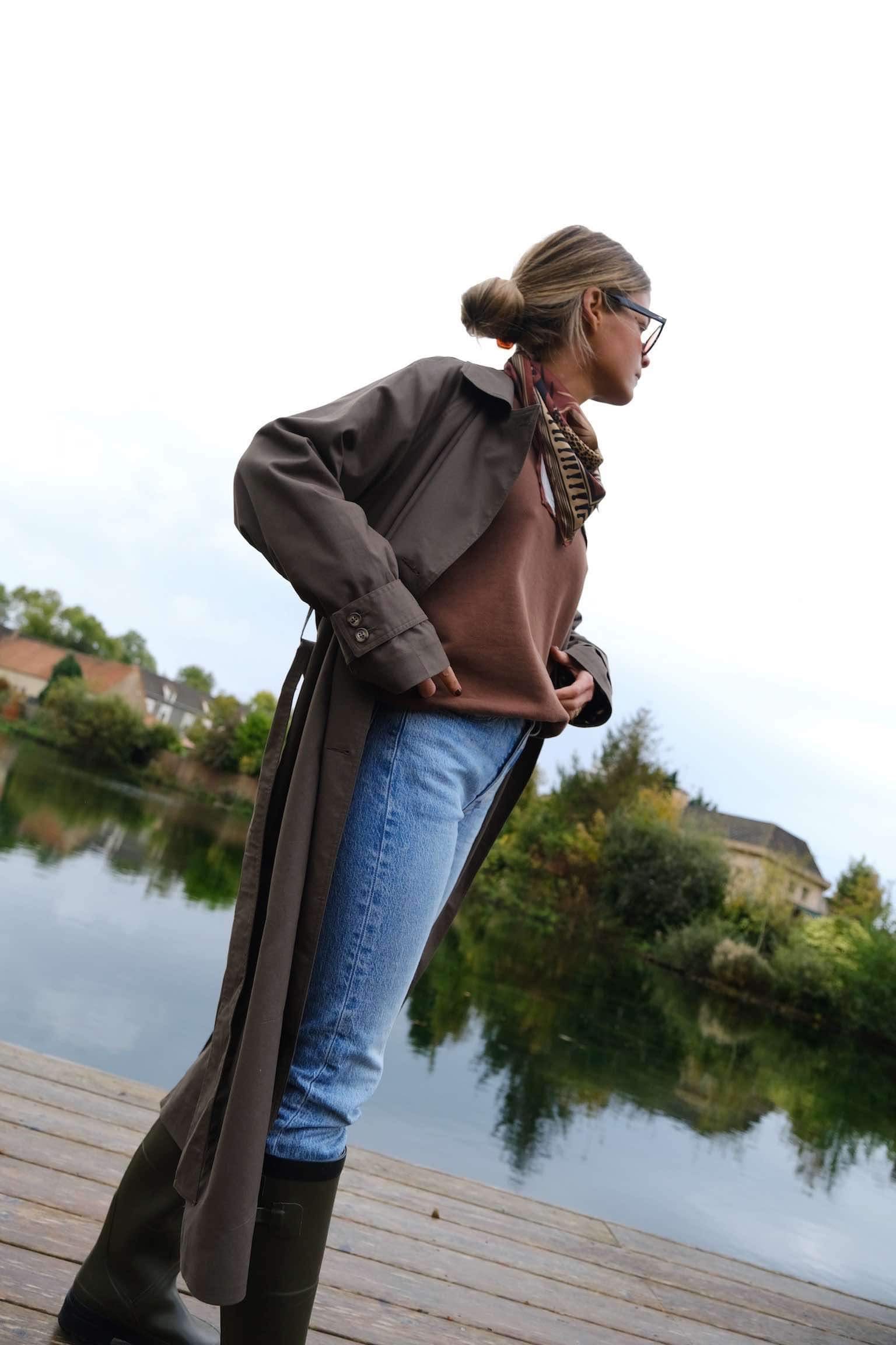 Trench PAUL kaki/léopard