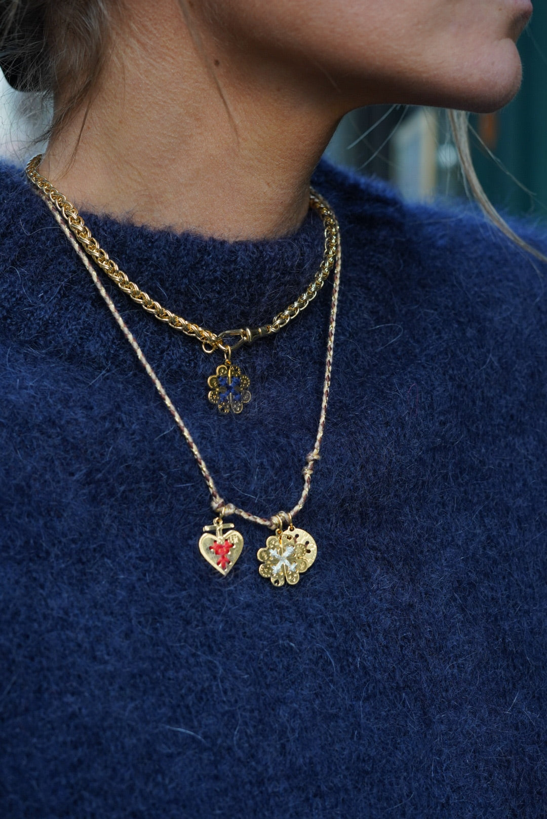 Collier ISAURE cordon