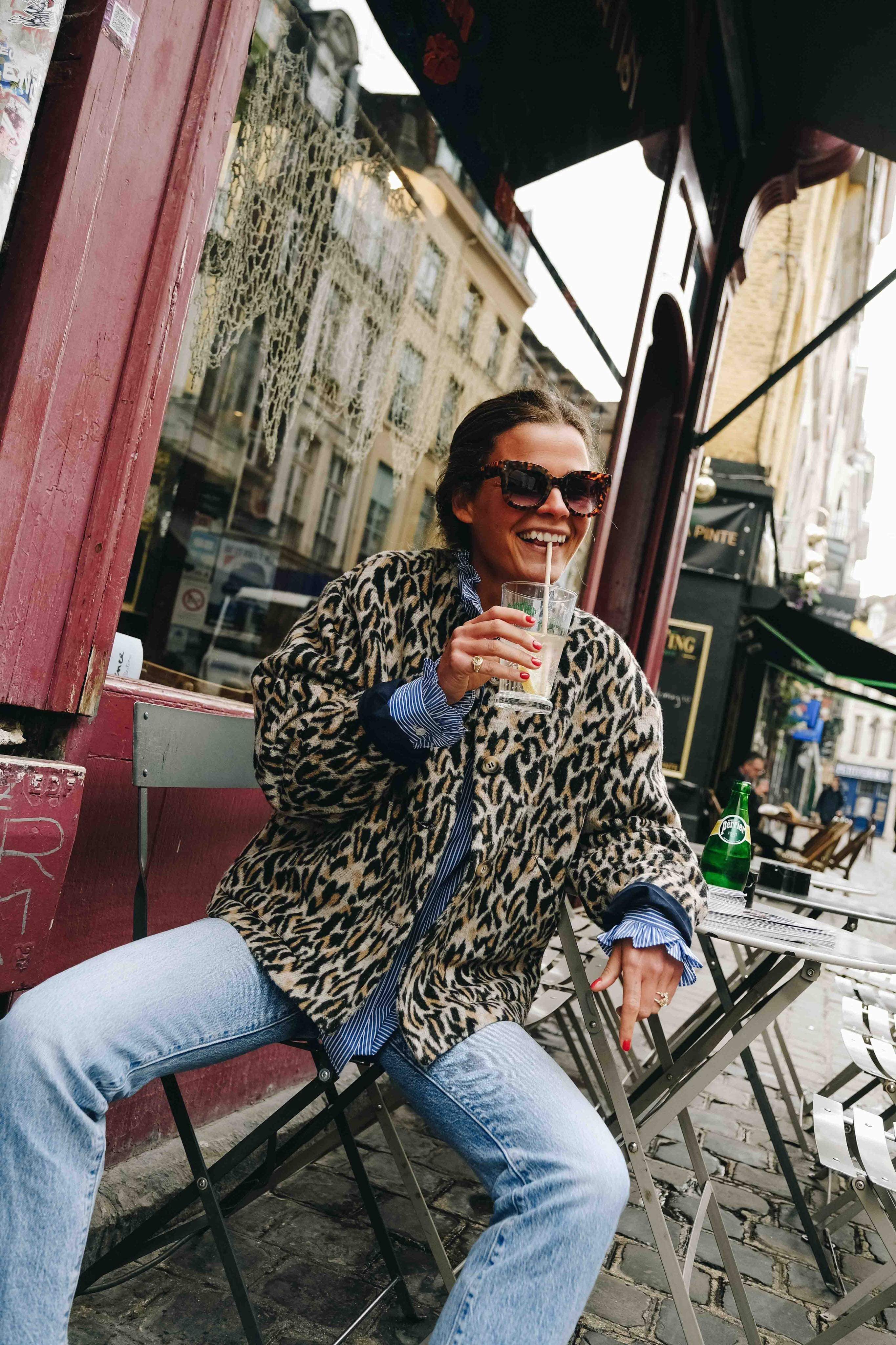 Veste ISAURE léopard