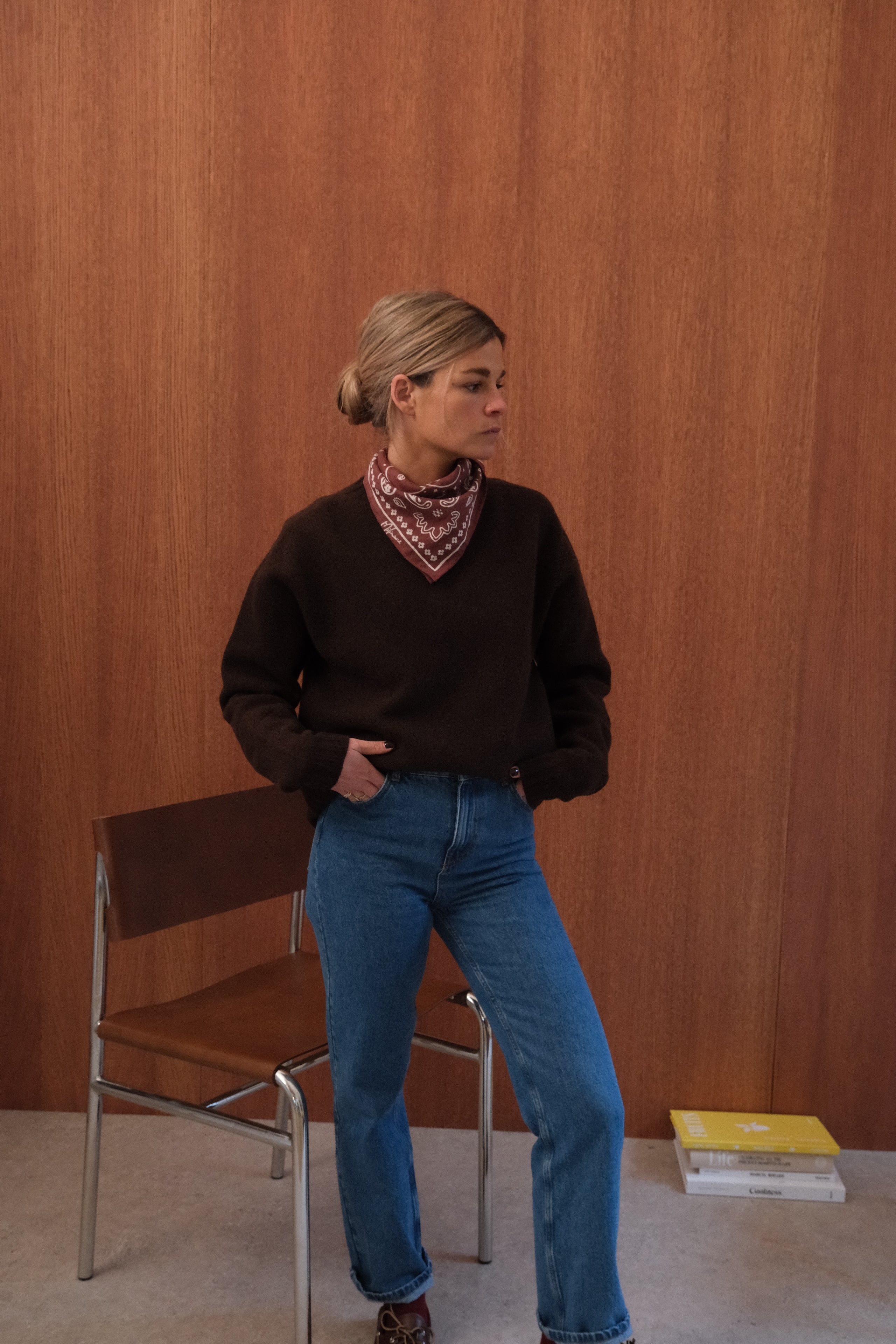 Pull Adrien chocolat