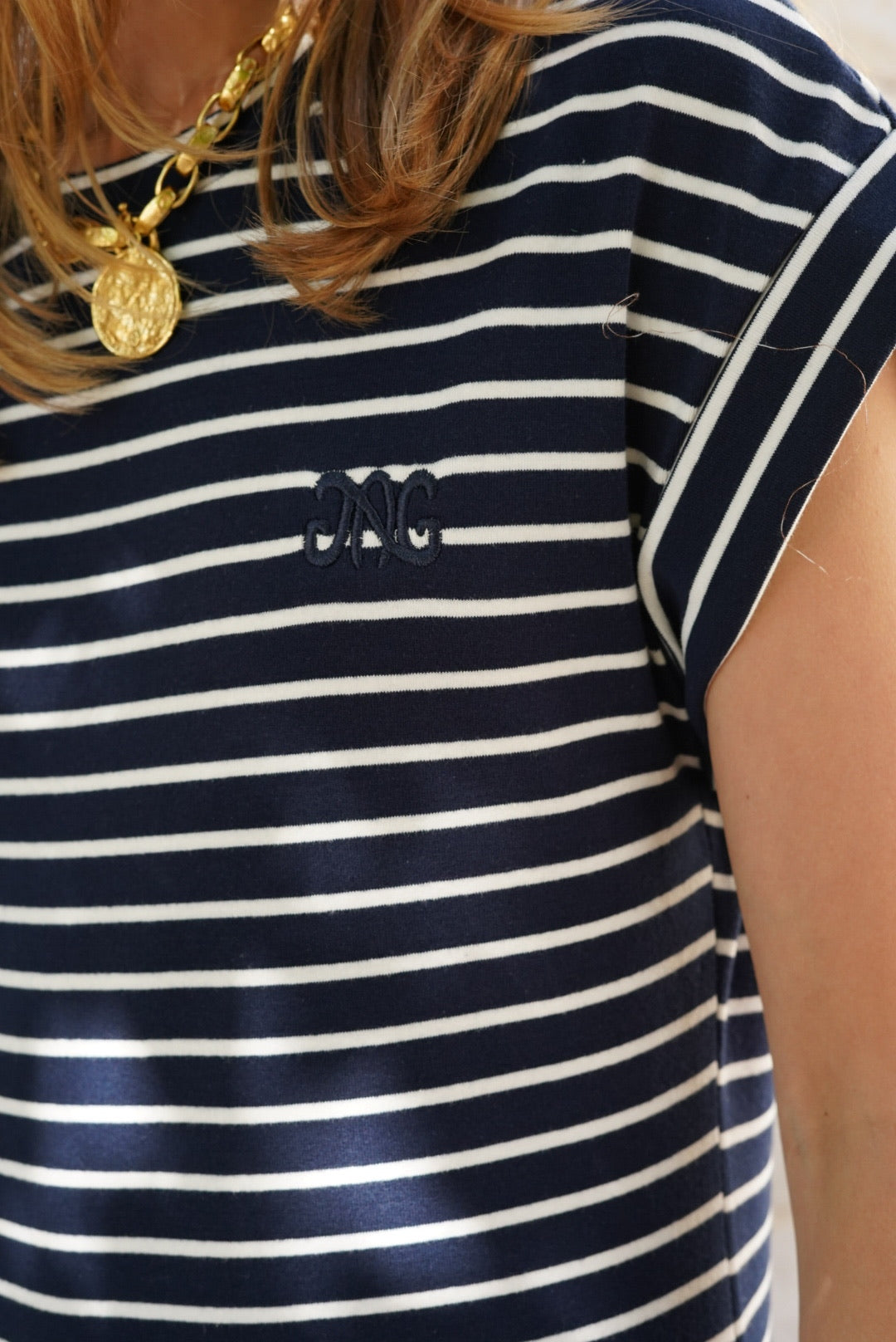 Robe t-shirt Esmée marinière