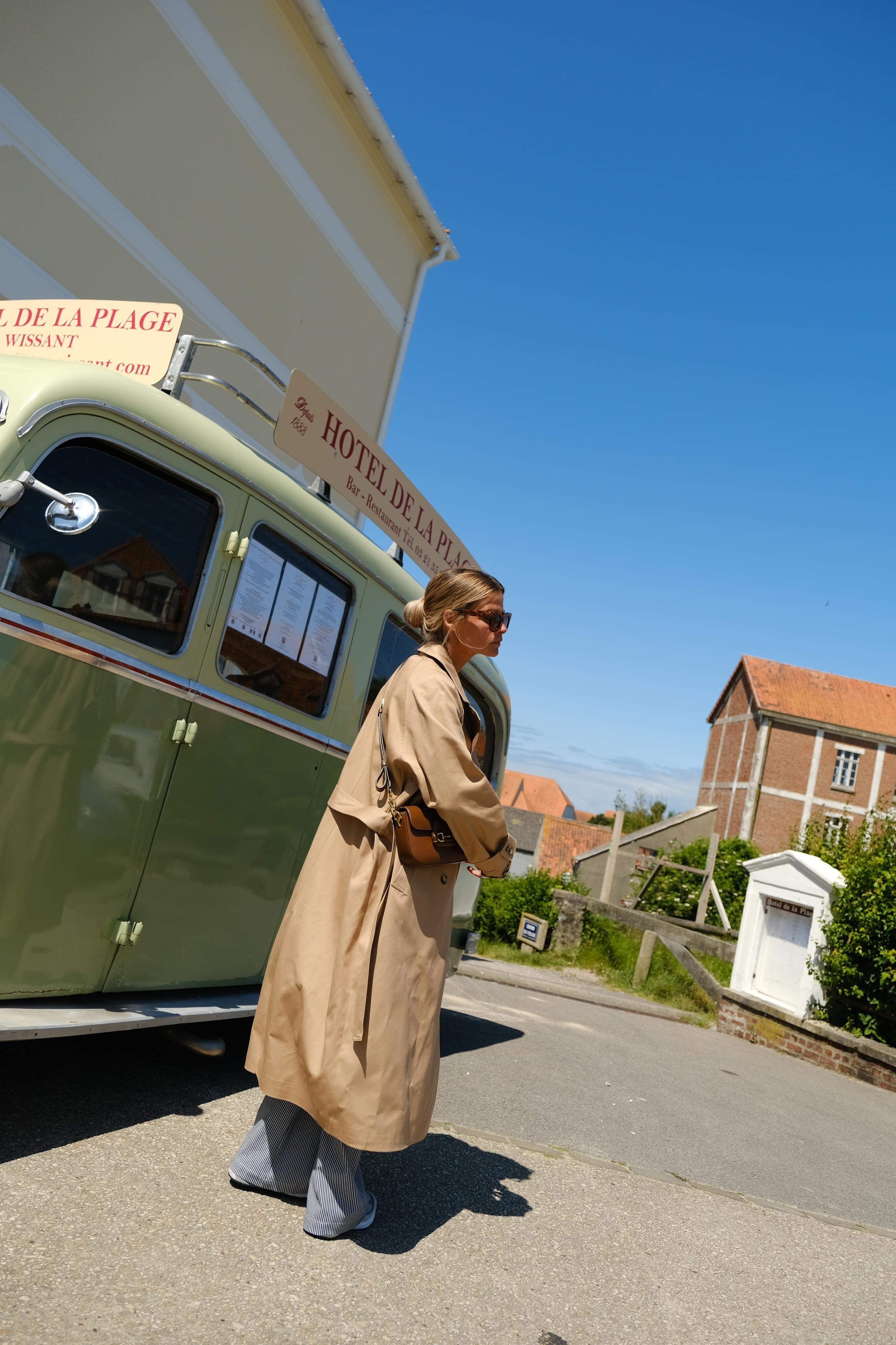 Trench PAUL beige/léopard