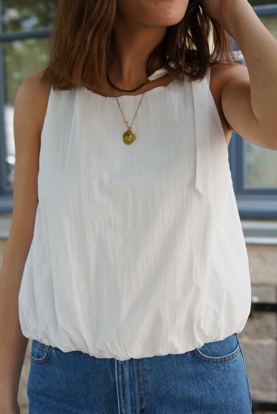 Top ballon Archibald blanc