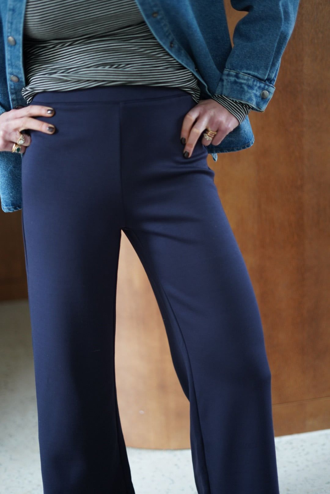 Pantalon Pablo wide marine