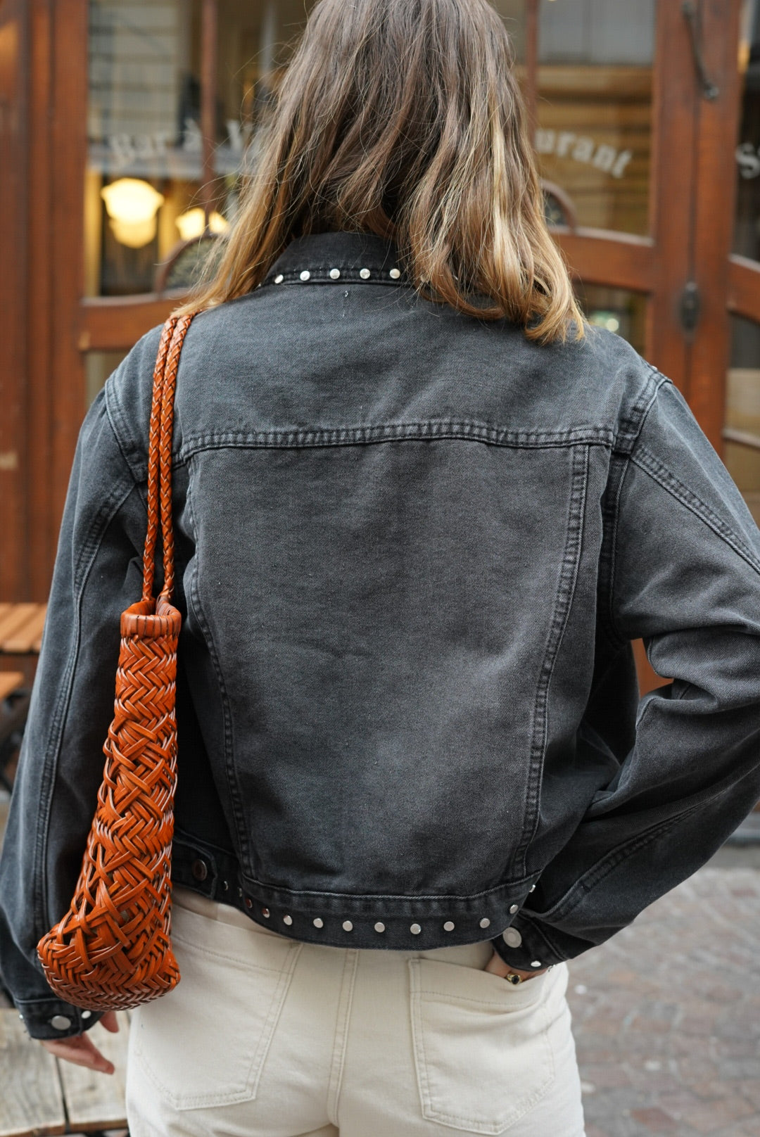 Veste Thelma denim noir