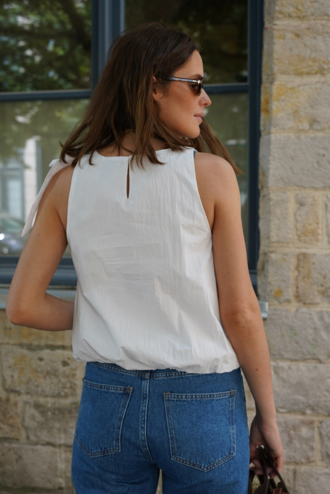 Top ballon Archibald blanc