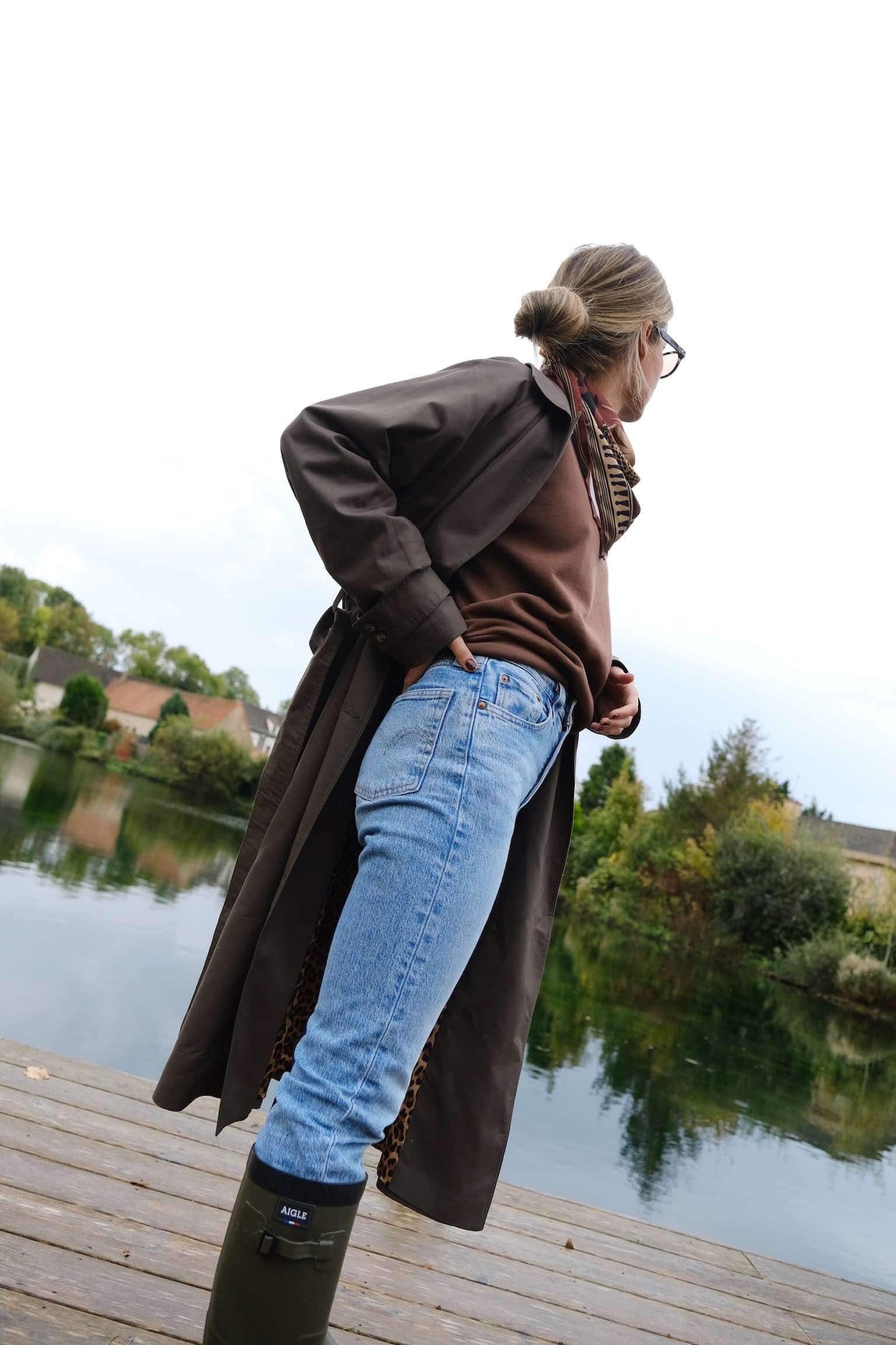 Trench PAUL kaki/léopard