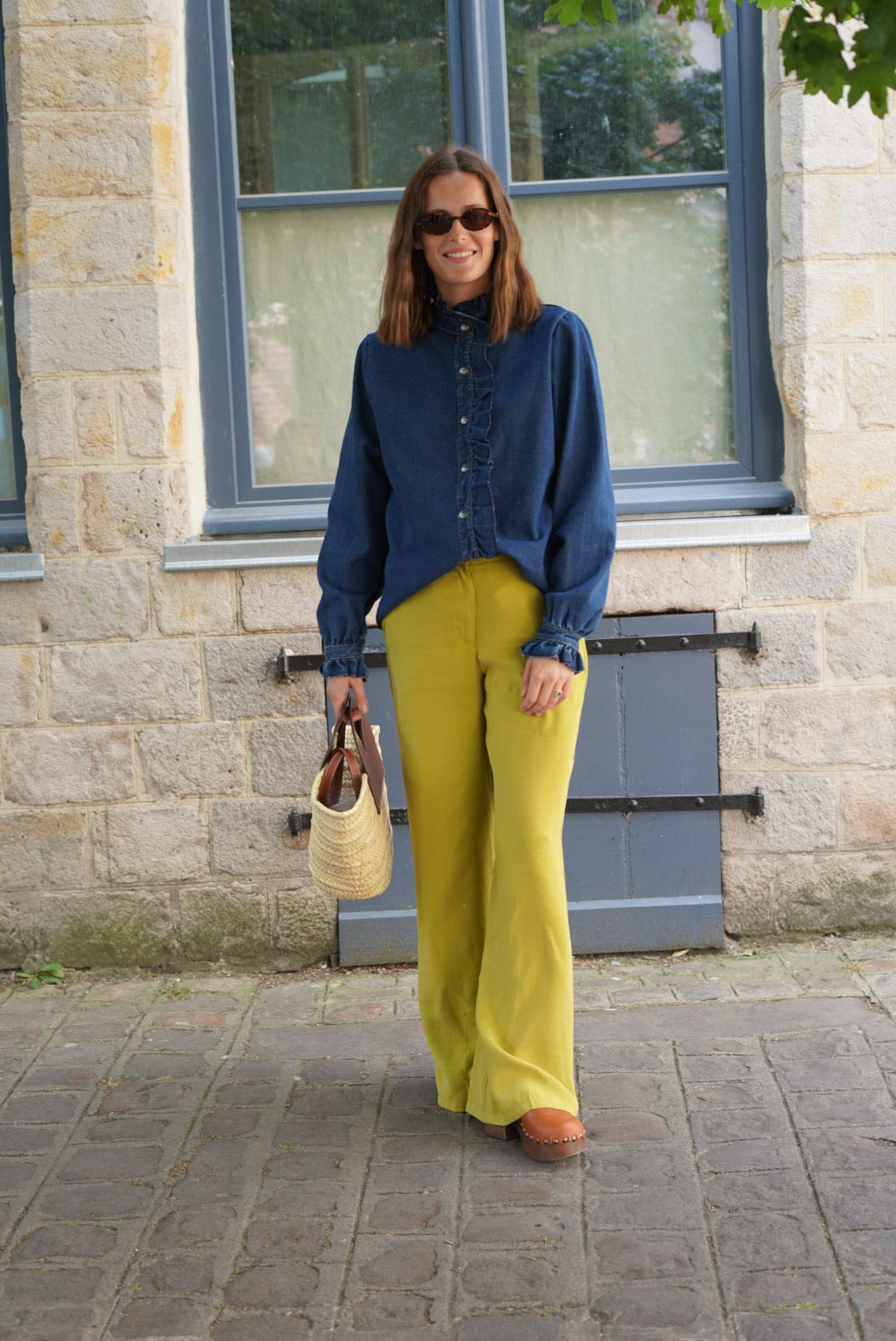 Chemise Elise denim foncé