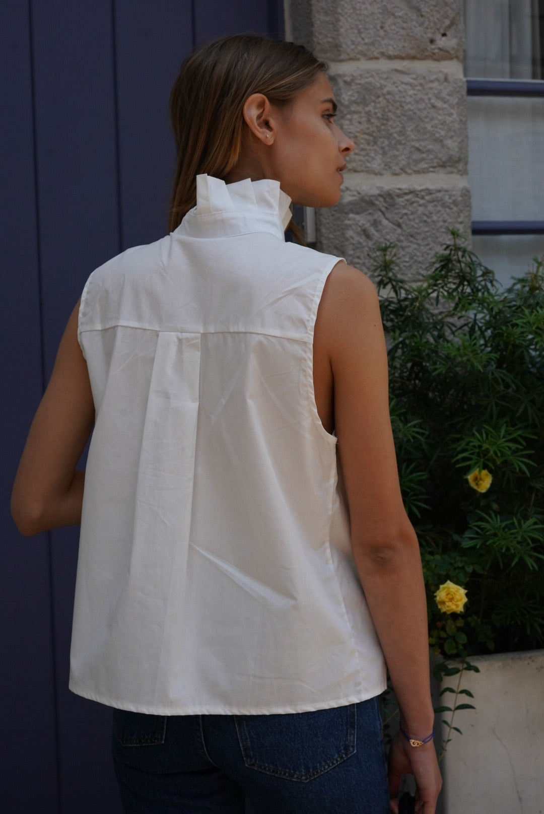 Top Virgile blanc