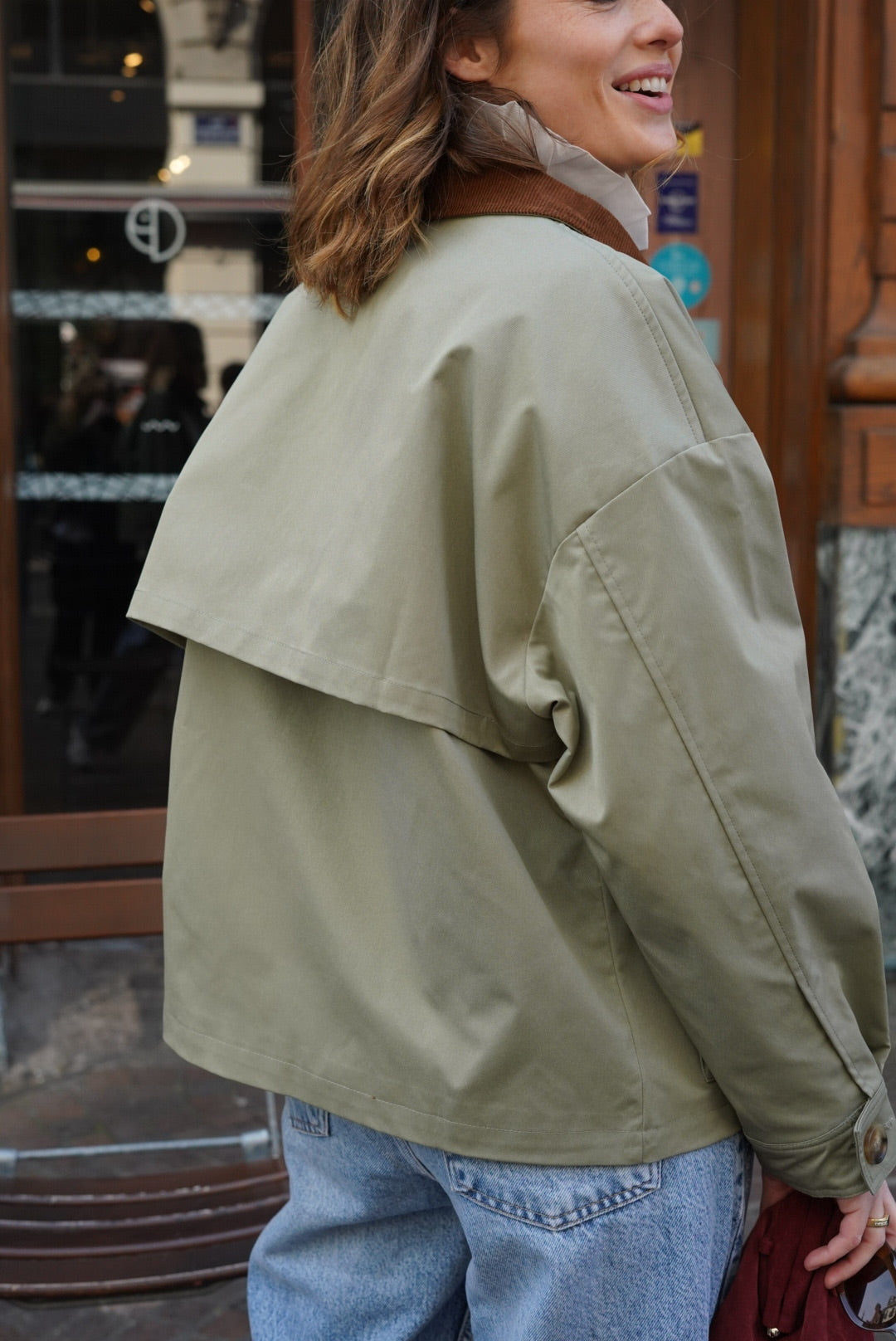 Veste Paula kaki clair