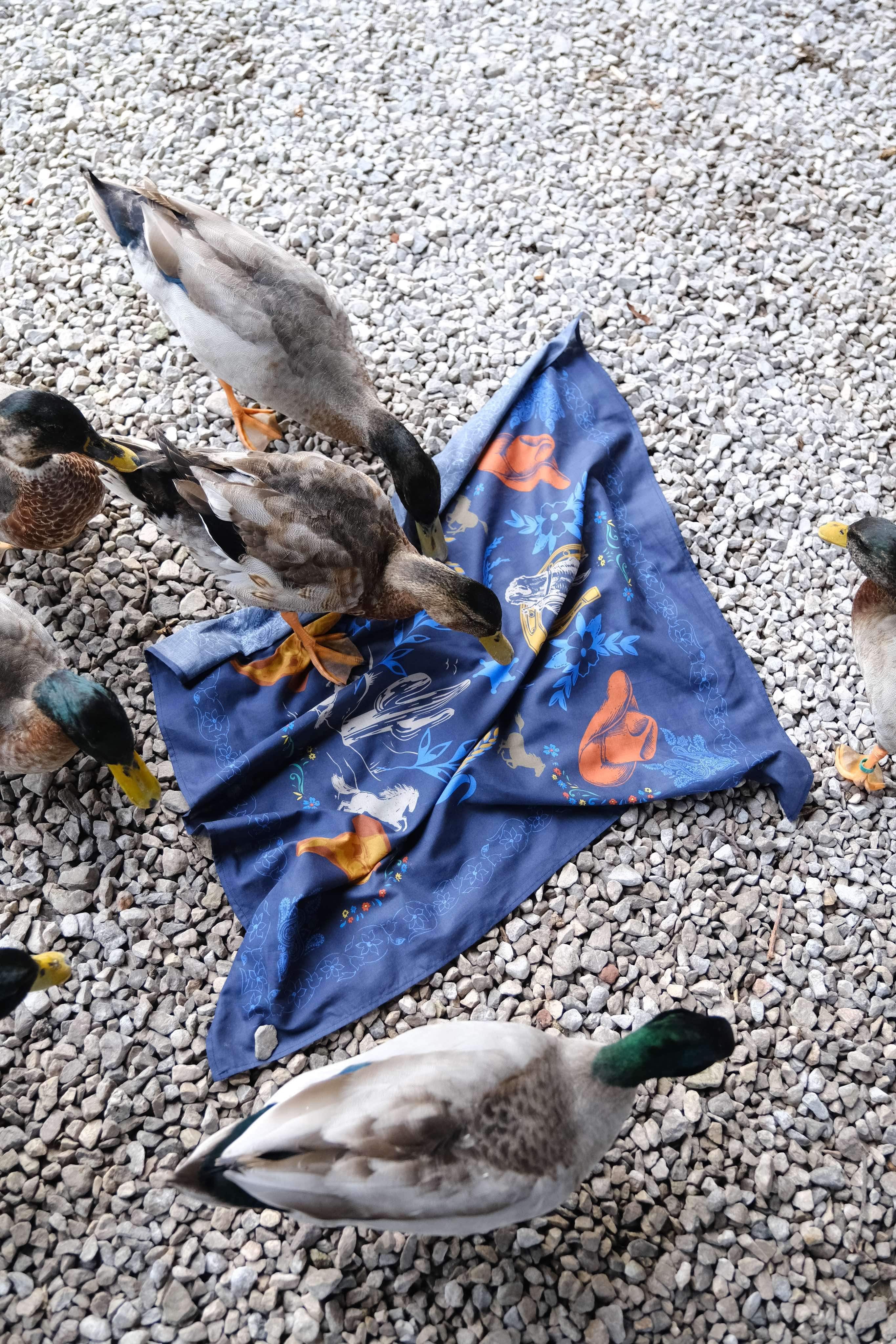 Foulard GEORGES motif marine