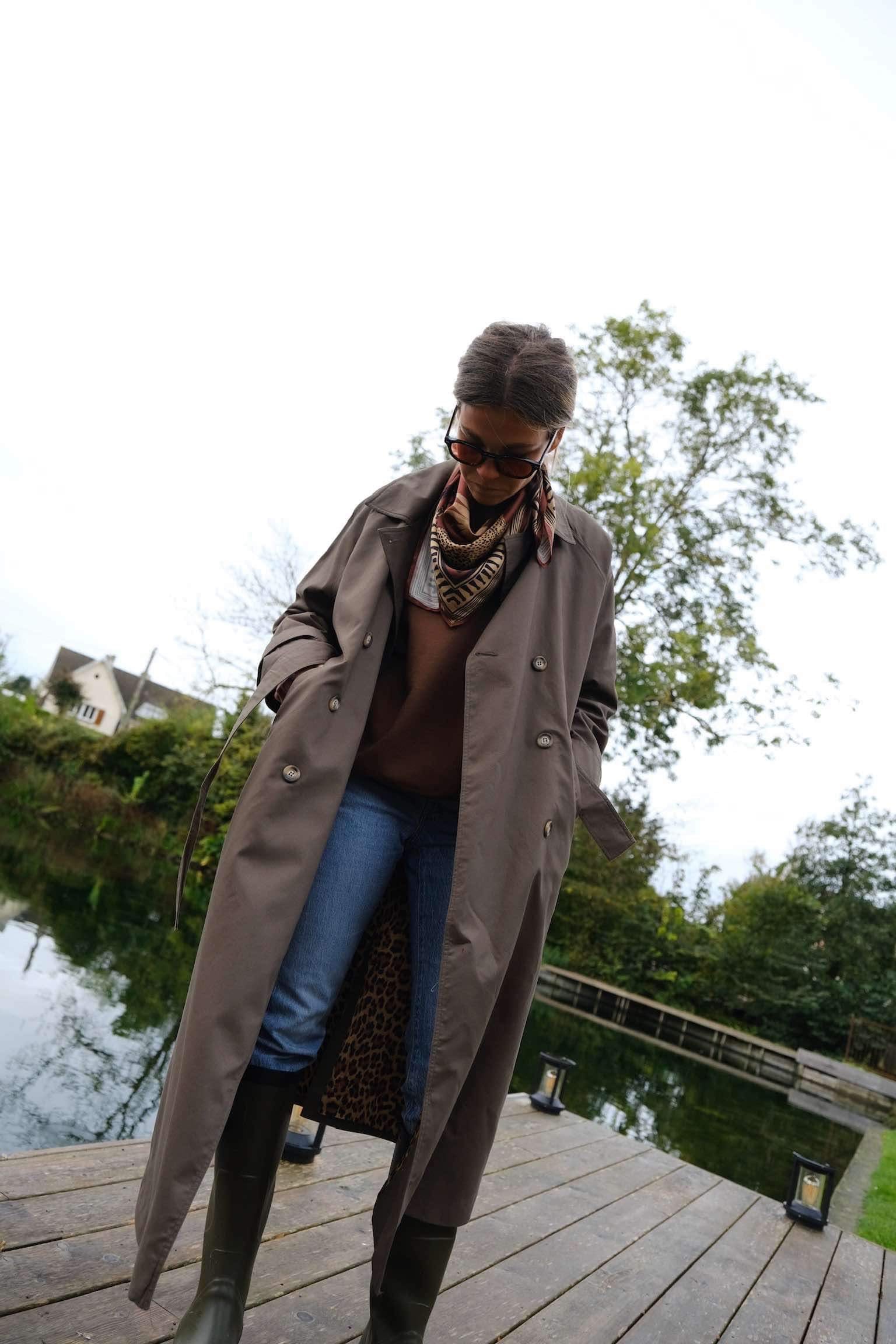 Trench PAUL kaki/léopard