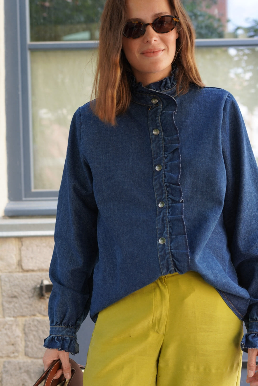 Chemise Elise denim foncé