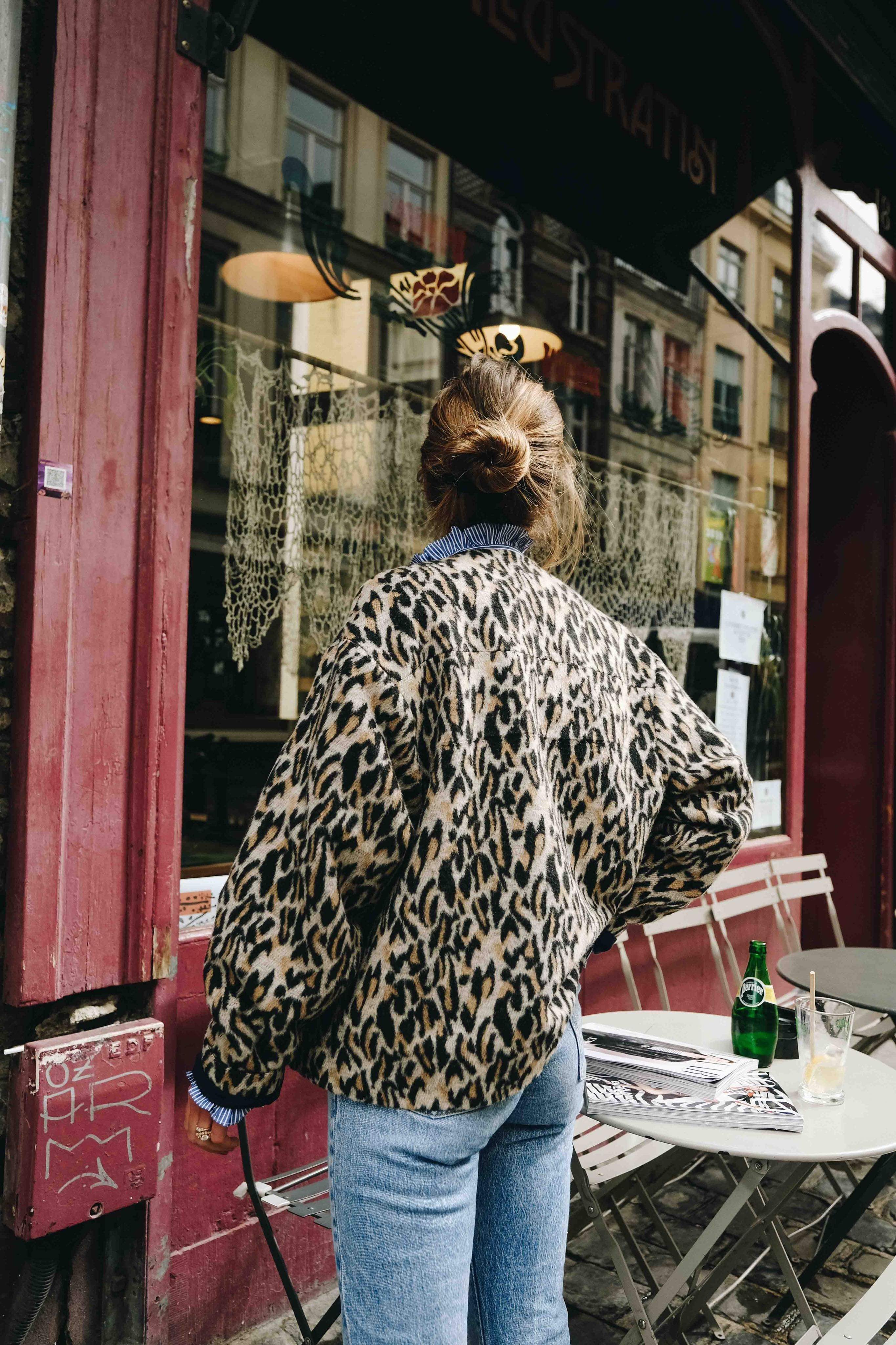 Veste ISAURE léopard