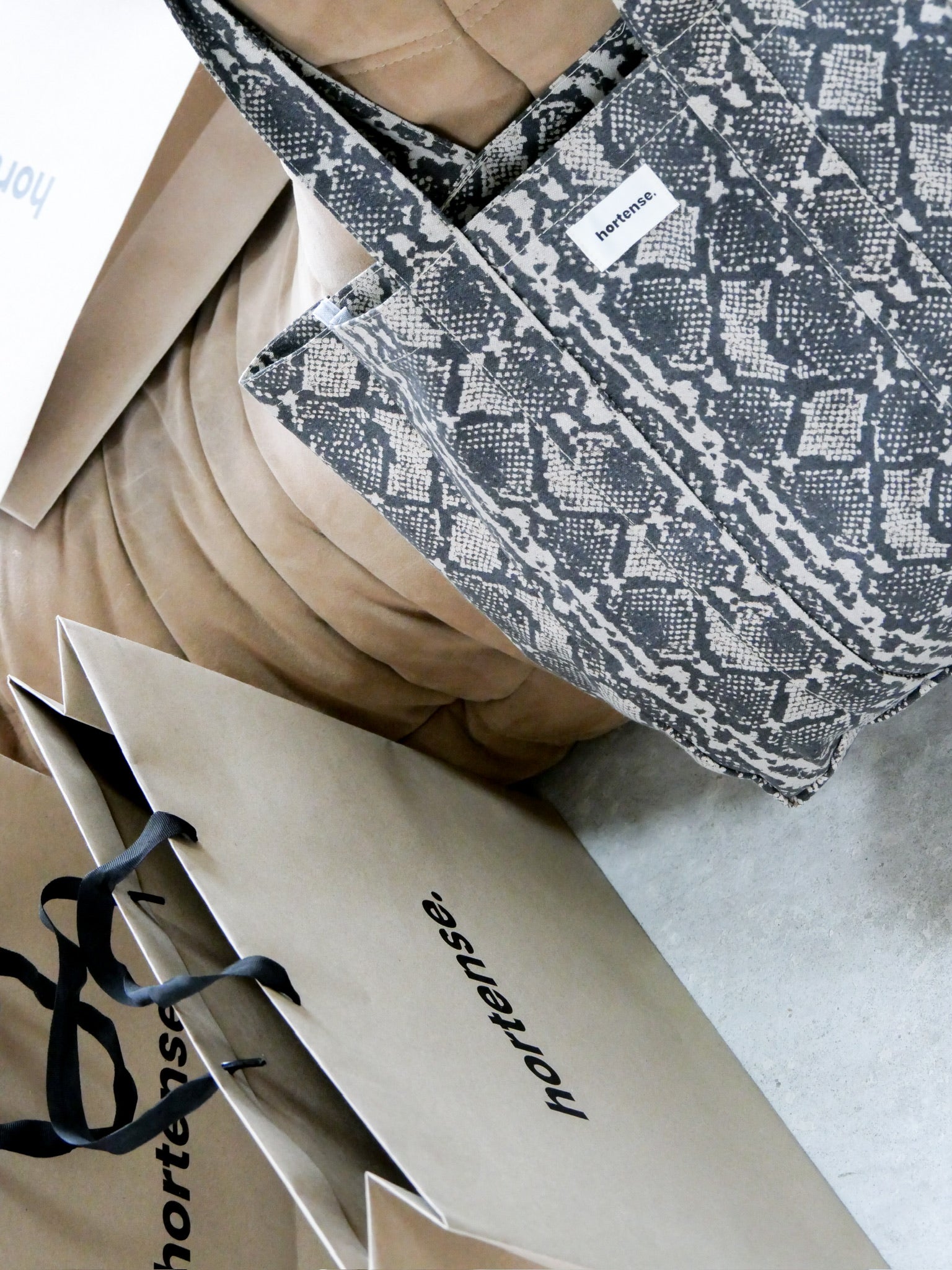 Cabas HORTENSE python