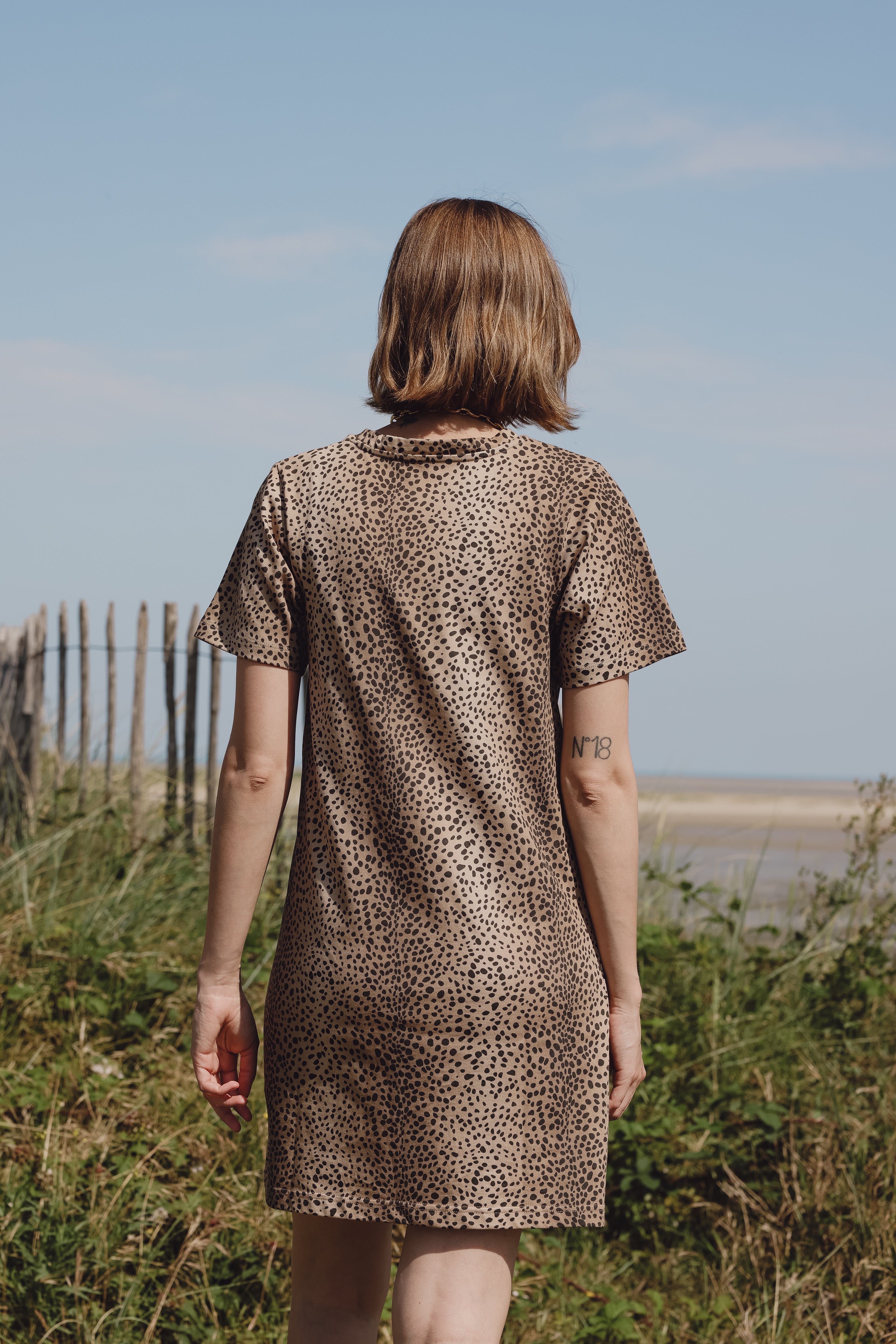CAMILLE cheetah dress