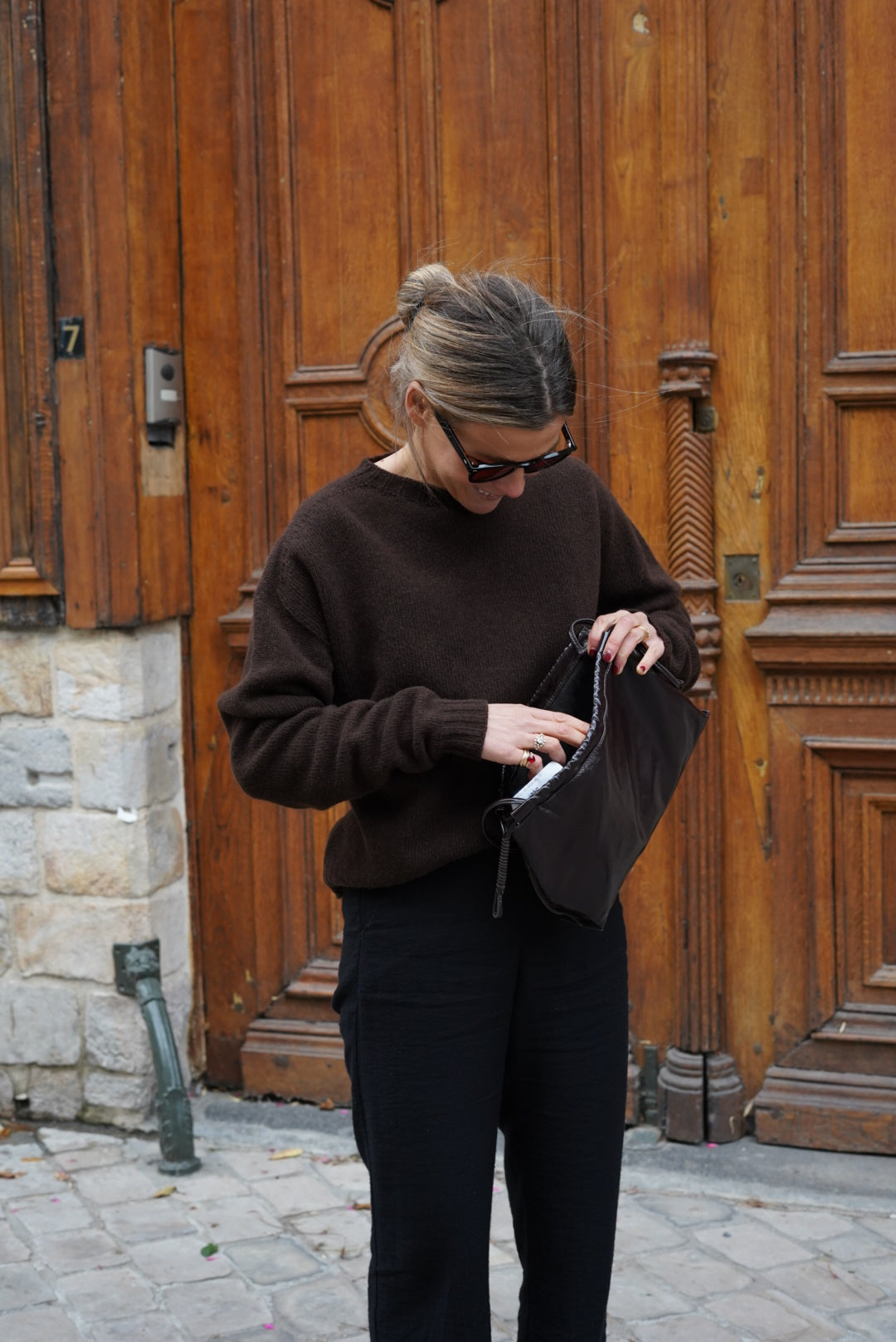 Pull Adrien chocolat