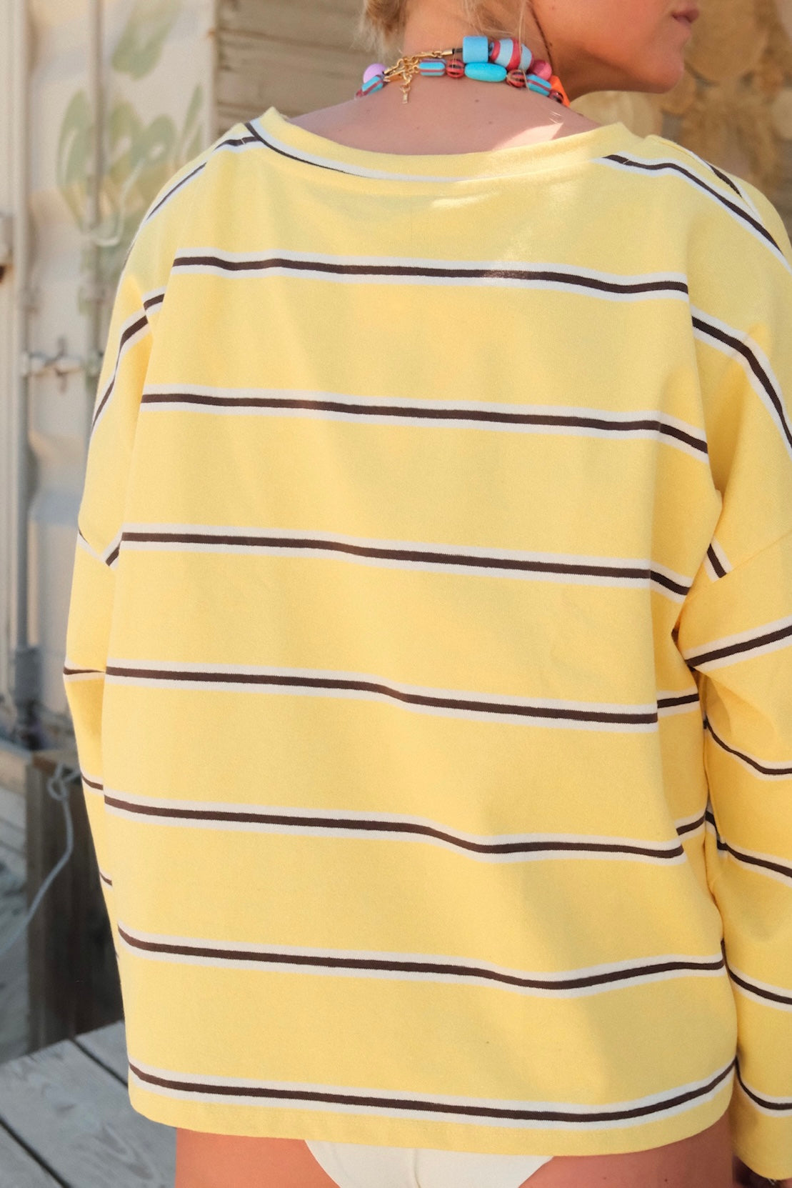 Eugène yellow striped T-shirt