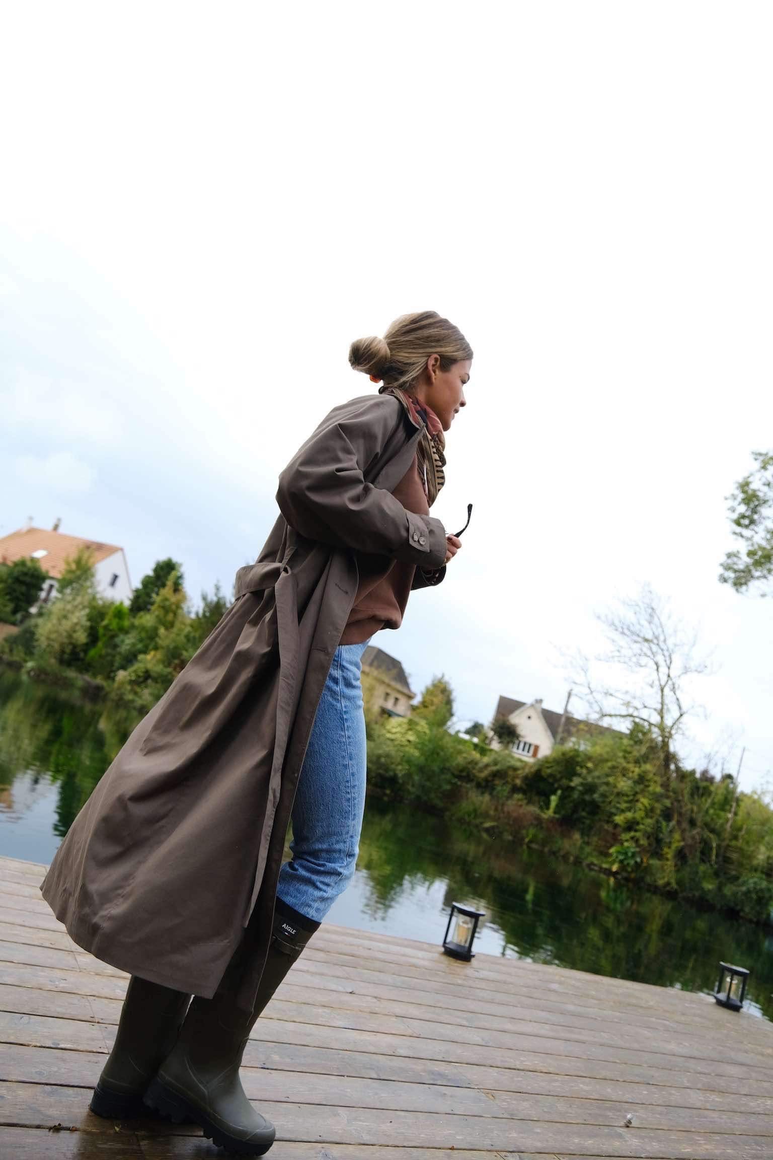 Trench PAUL kaki/léopard