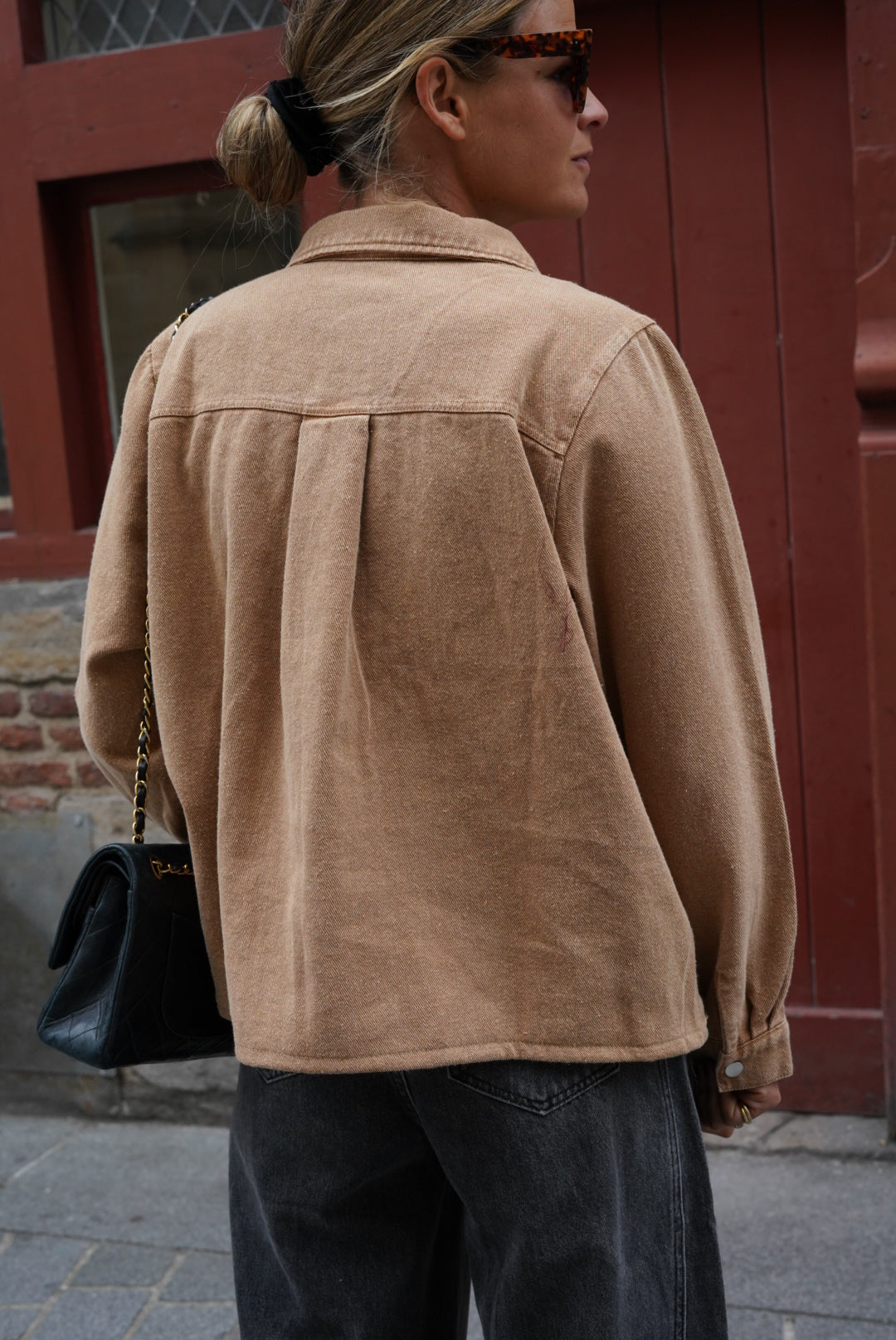 Vareuse Laura denim camel