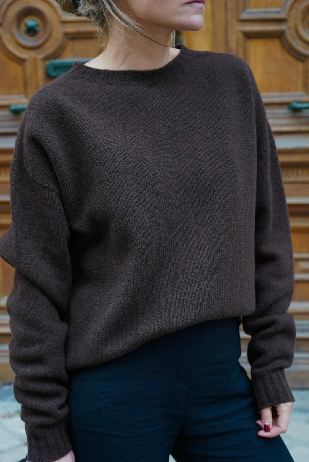 Pull Adrien chocolat