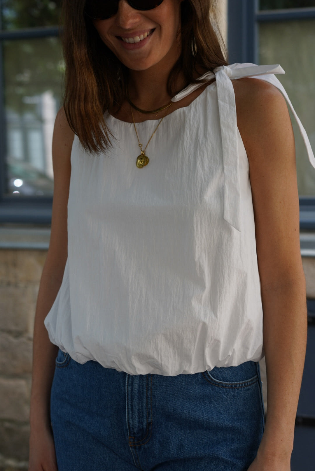 Top ballon Archibald blanc