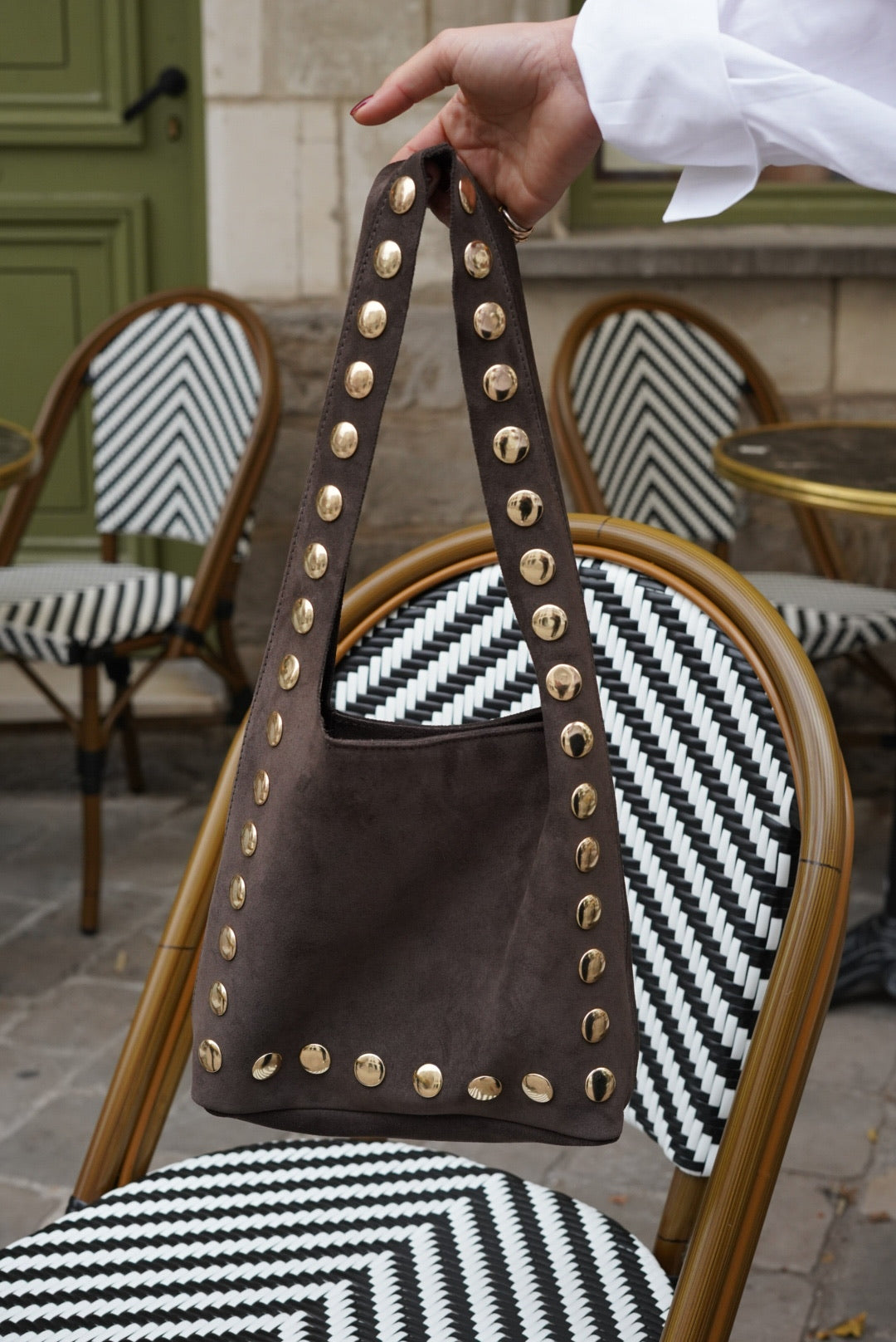 Sac daim clou chocolat