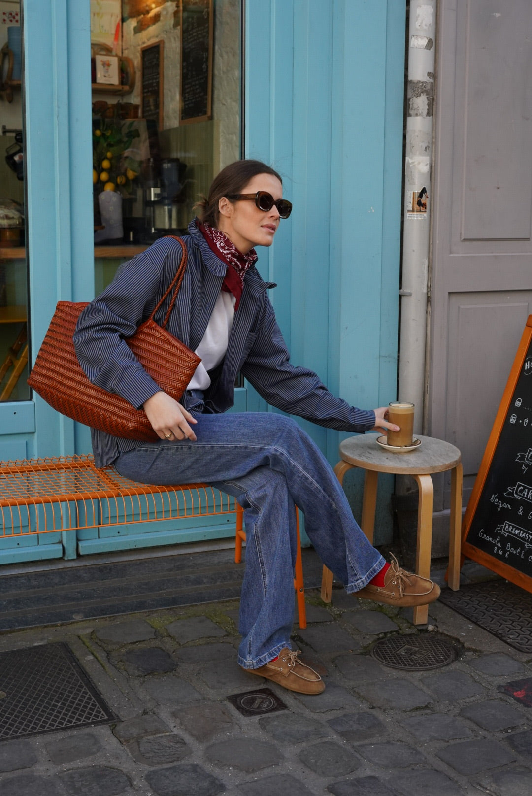 Surchemise LOU rayure marine