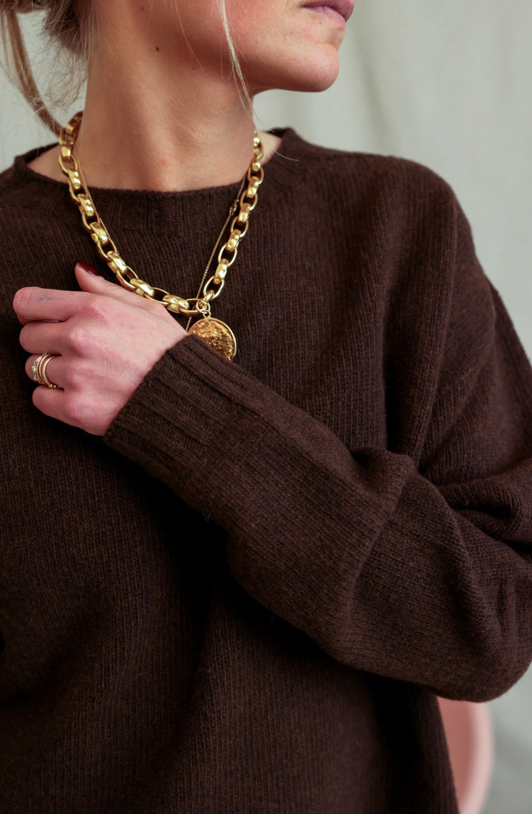 Pull Adrien chocolat