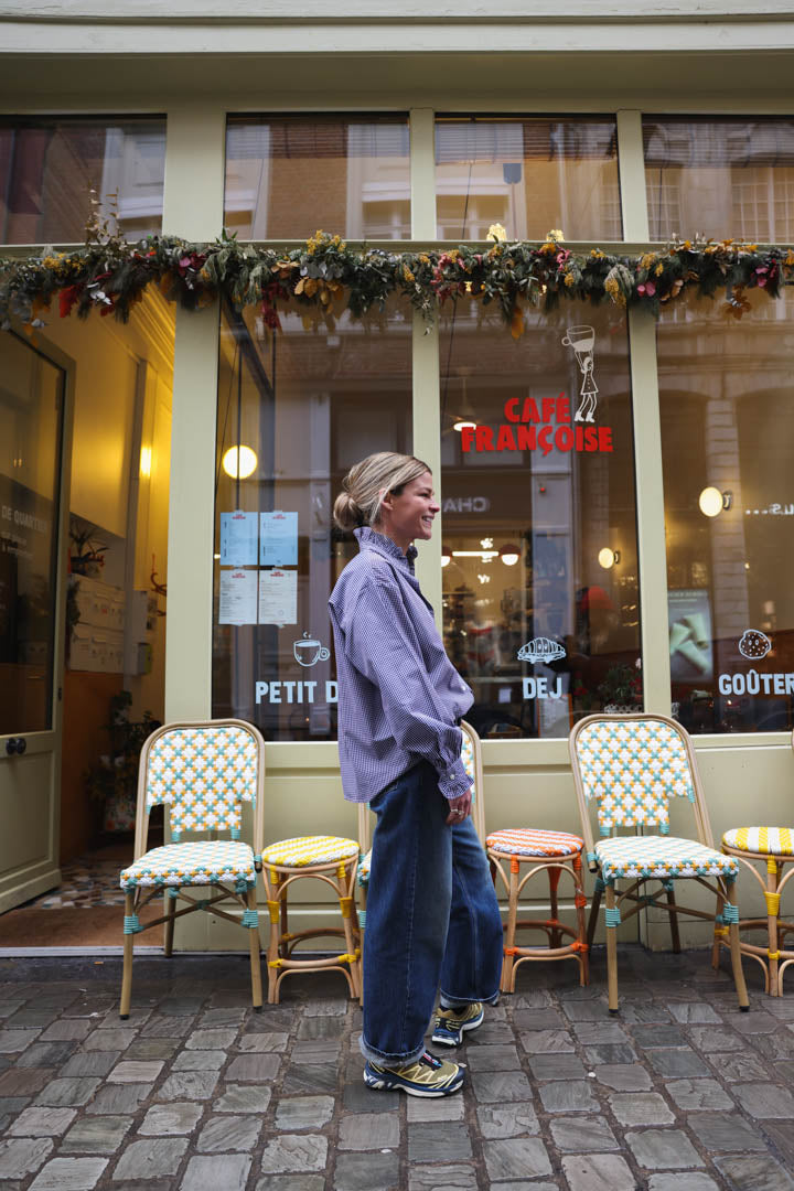 Blouse GARANCE vichy marine