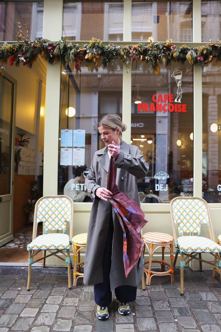 Trench PAUL kaki/léopard