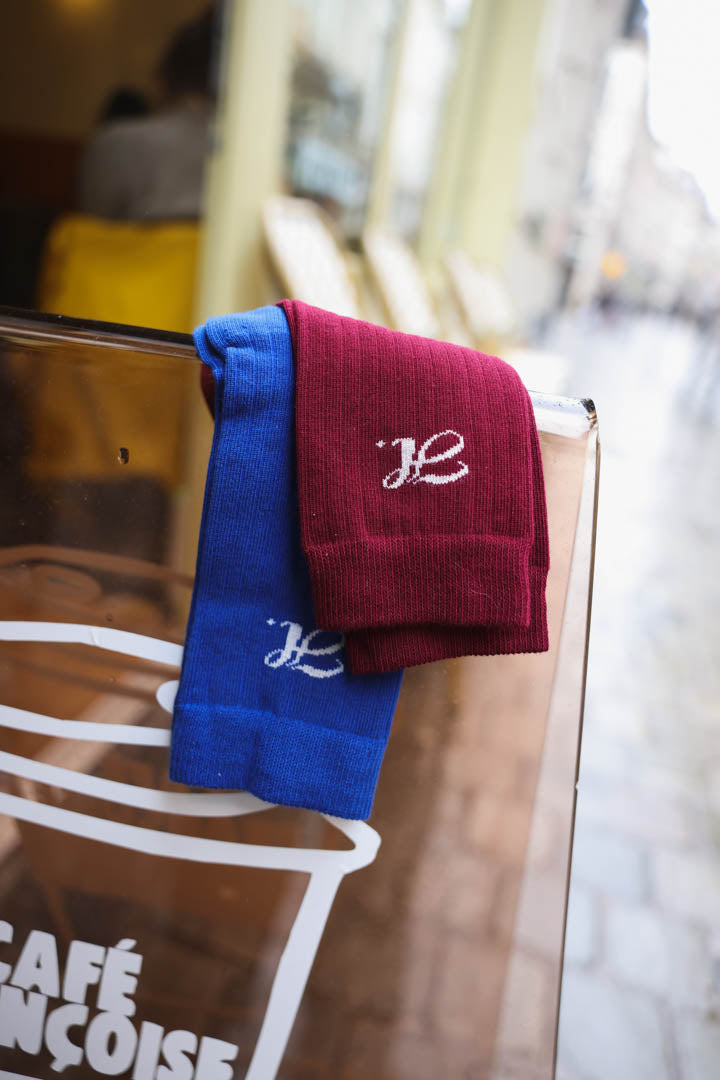 Chausettes FILIPPA bordeaux