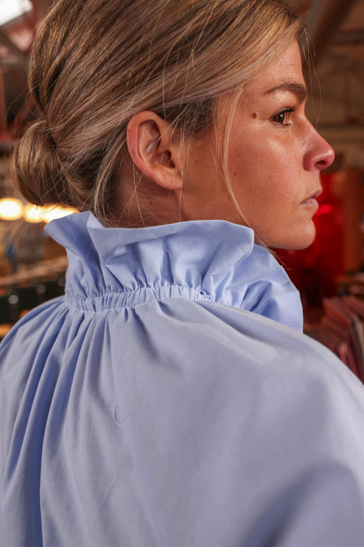 Blouse ISAURE bleu ciel