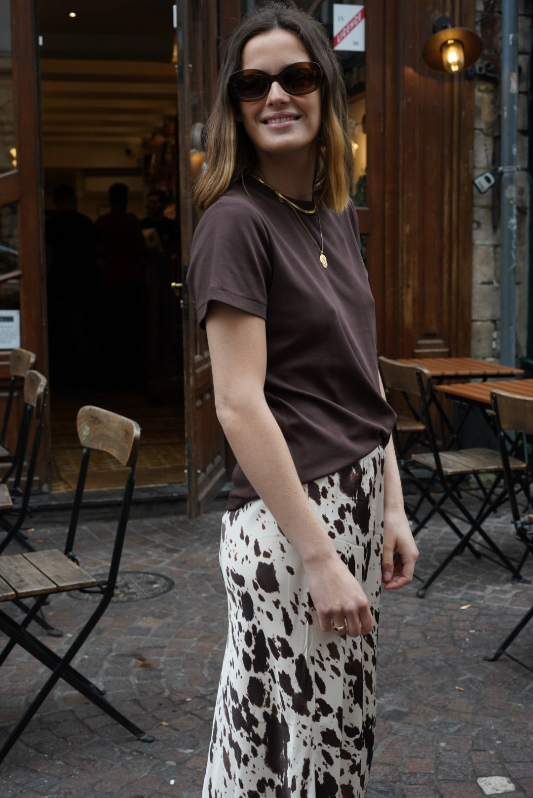 T-shirt Orso chocolat