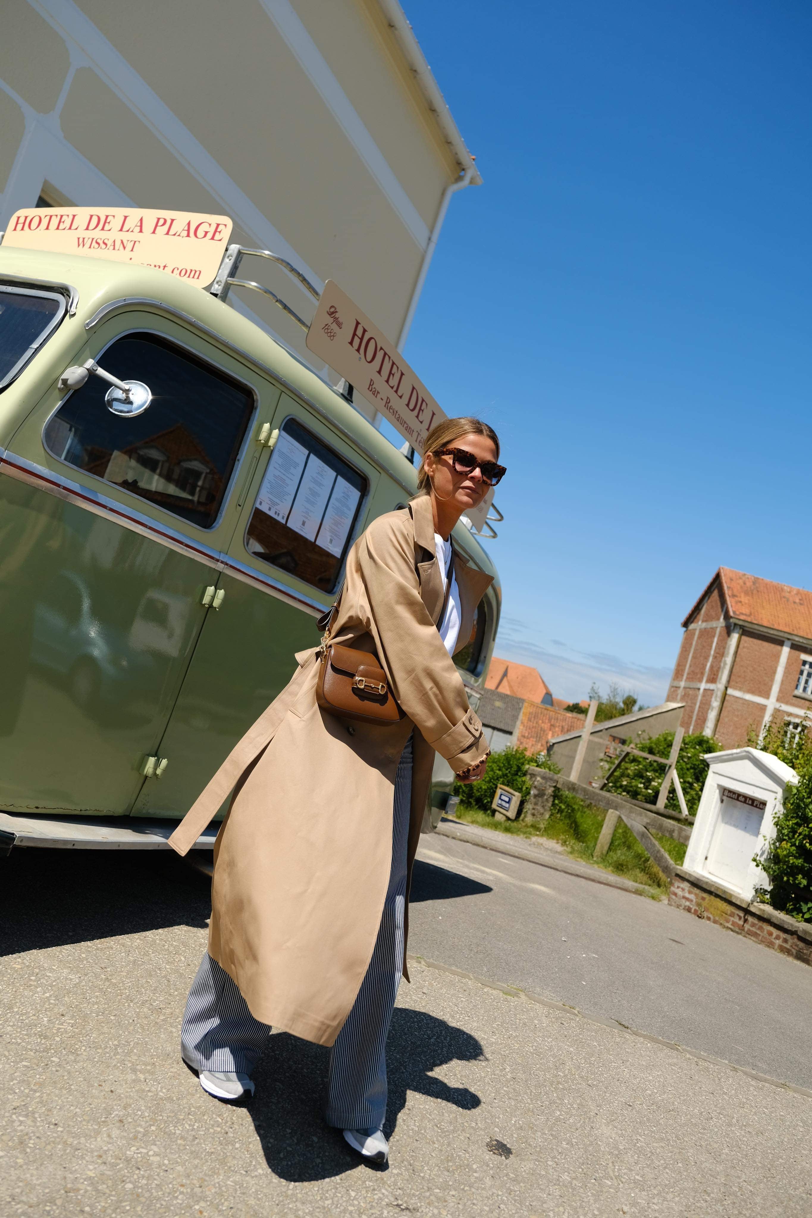 Trench PAUL beige/léopard