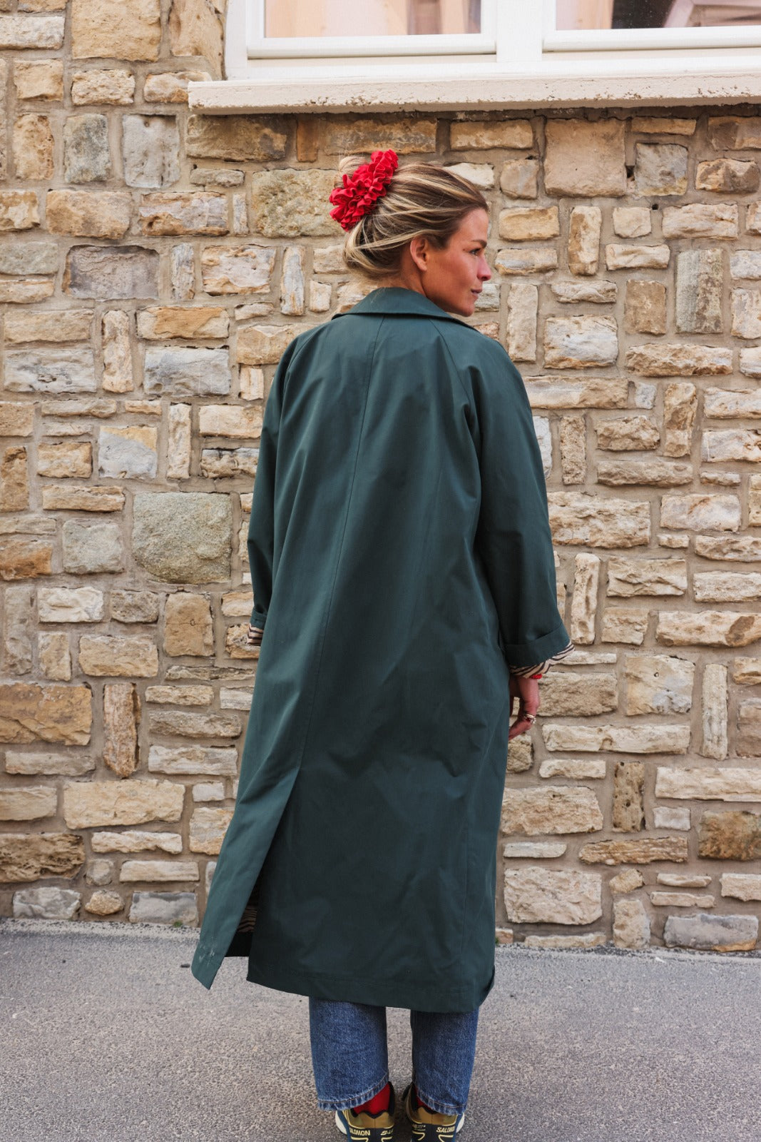 Trench ALPHONSE vert bouteille